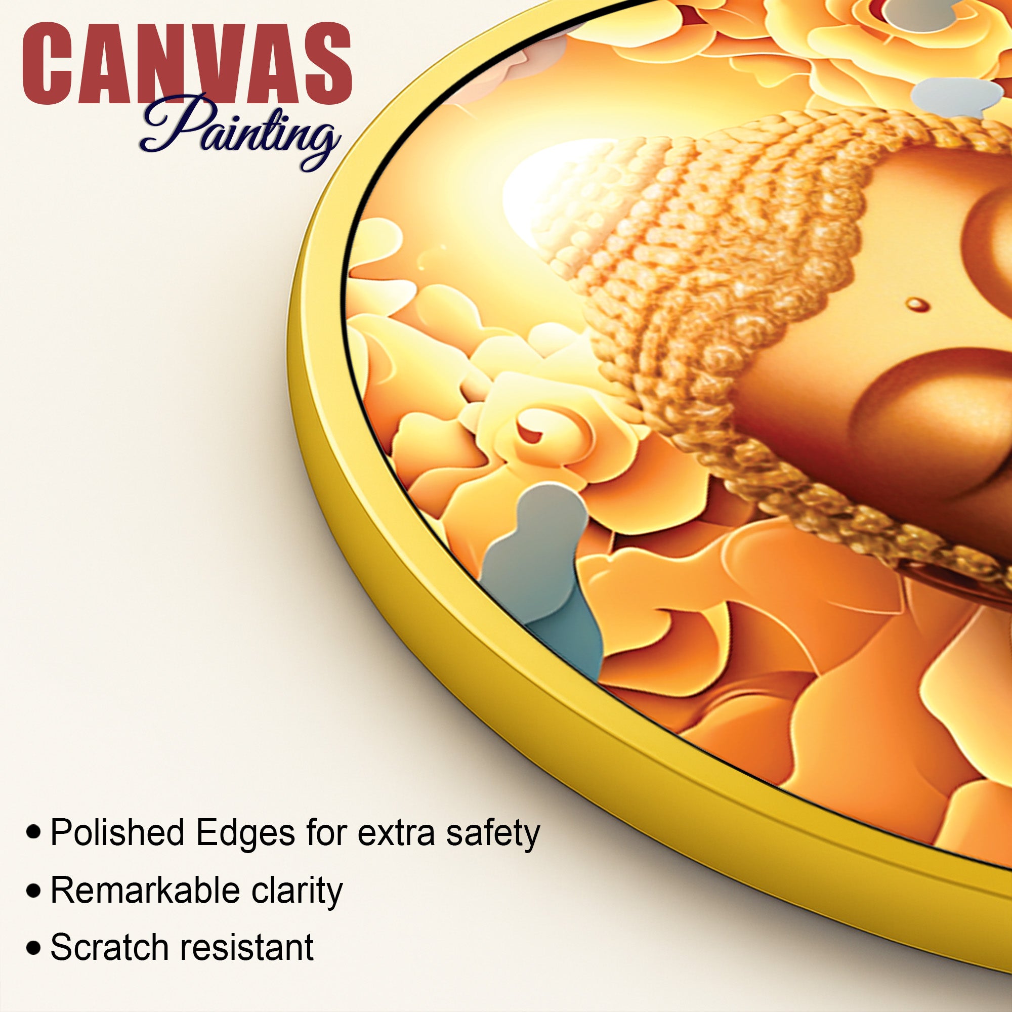 Golden Buddha Premium Canvas Wall Painting