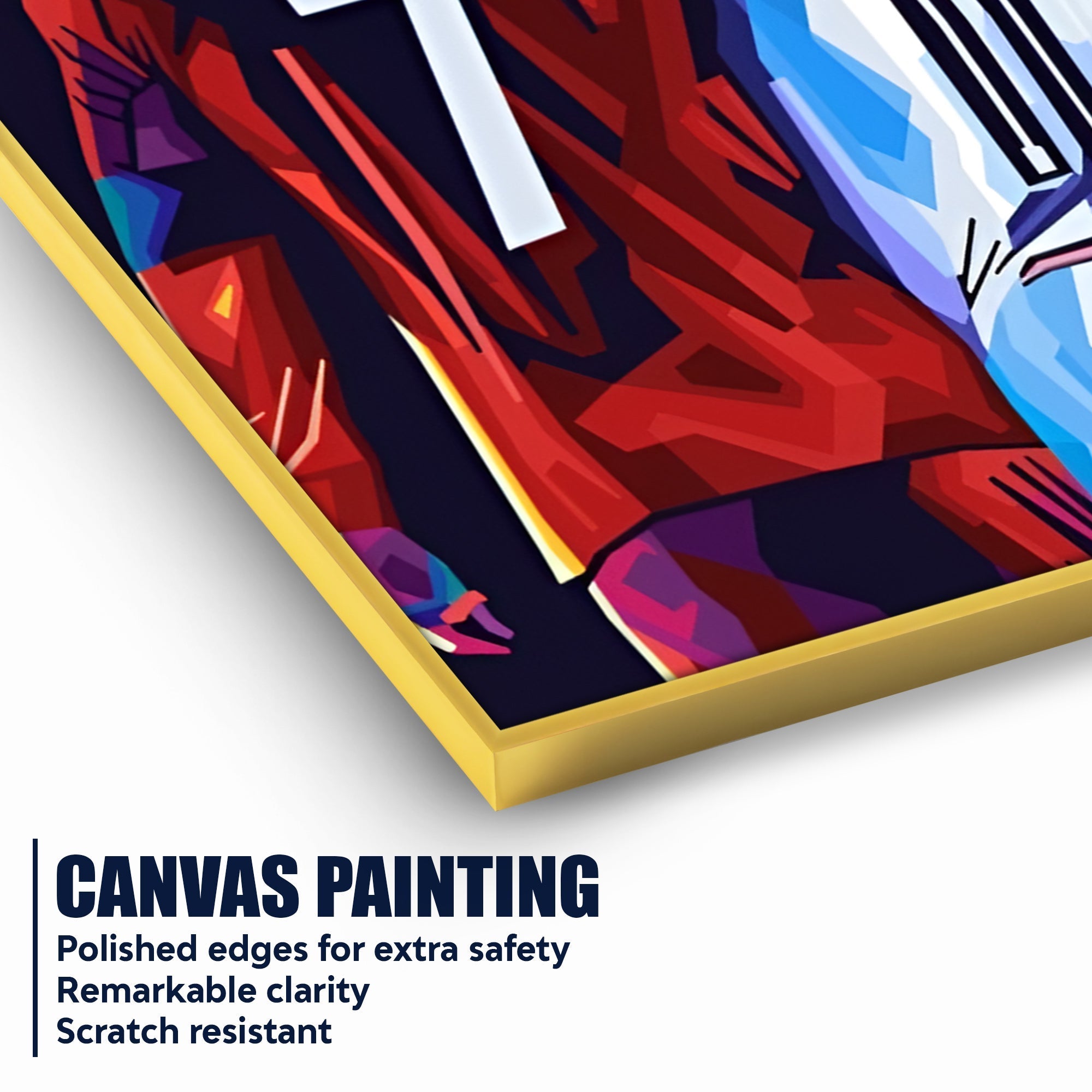 Greatest Of All Time Messi and CR7 Cotton Canvas Wall Painting