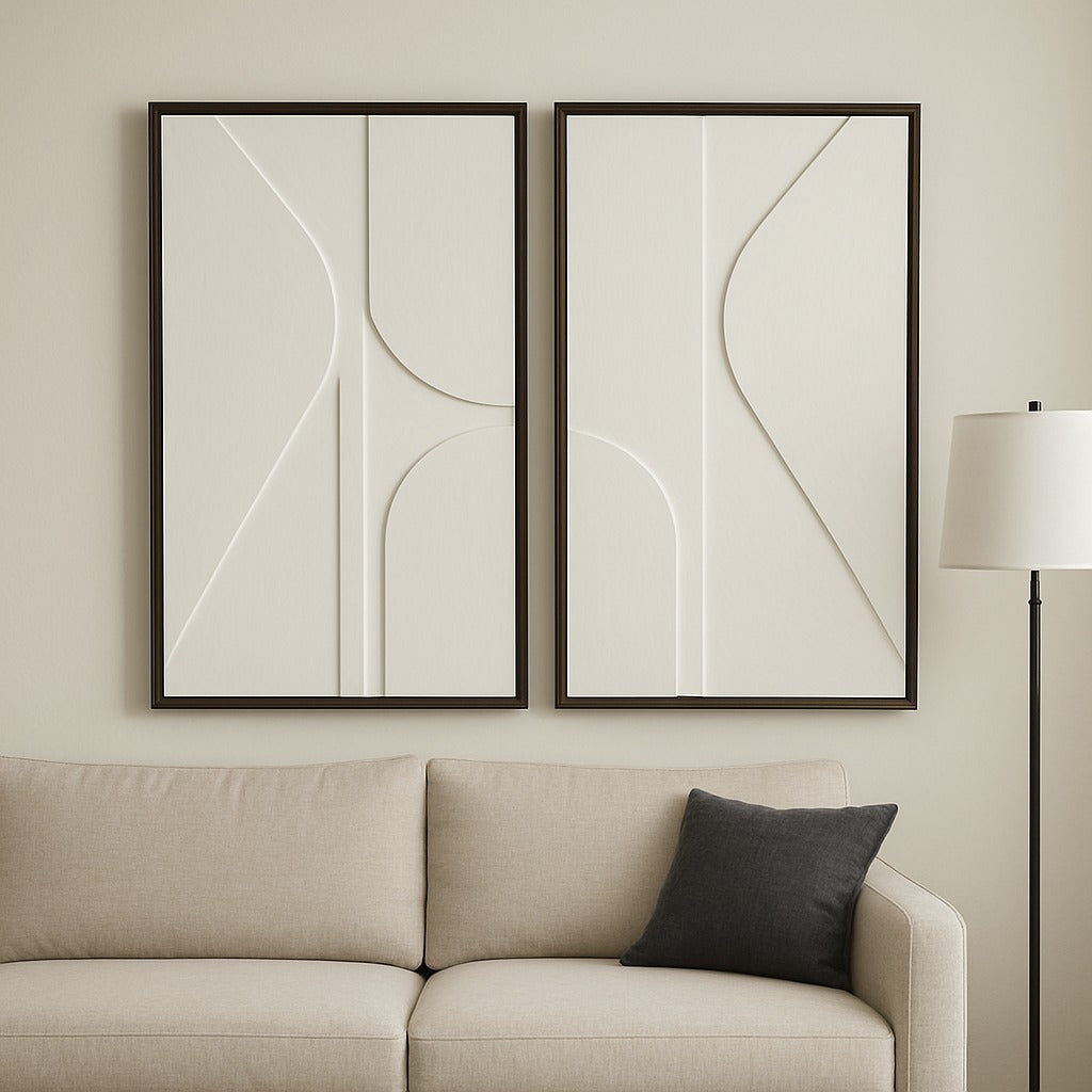 Harmonic Partitions 3D Wall Art Home Decor