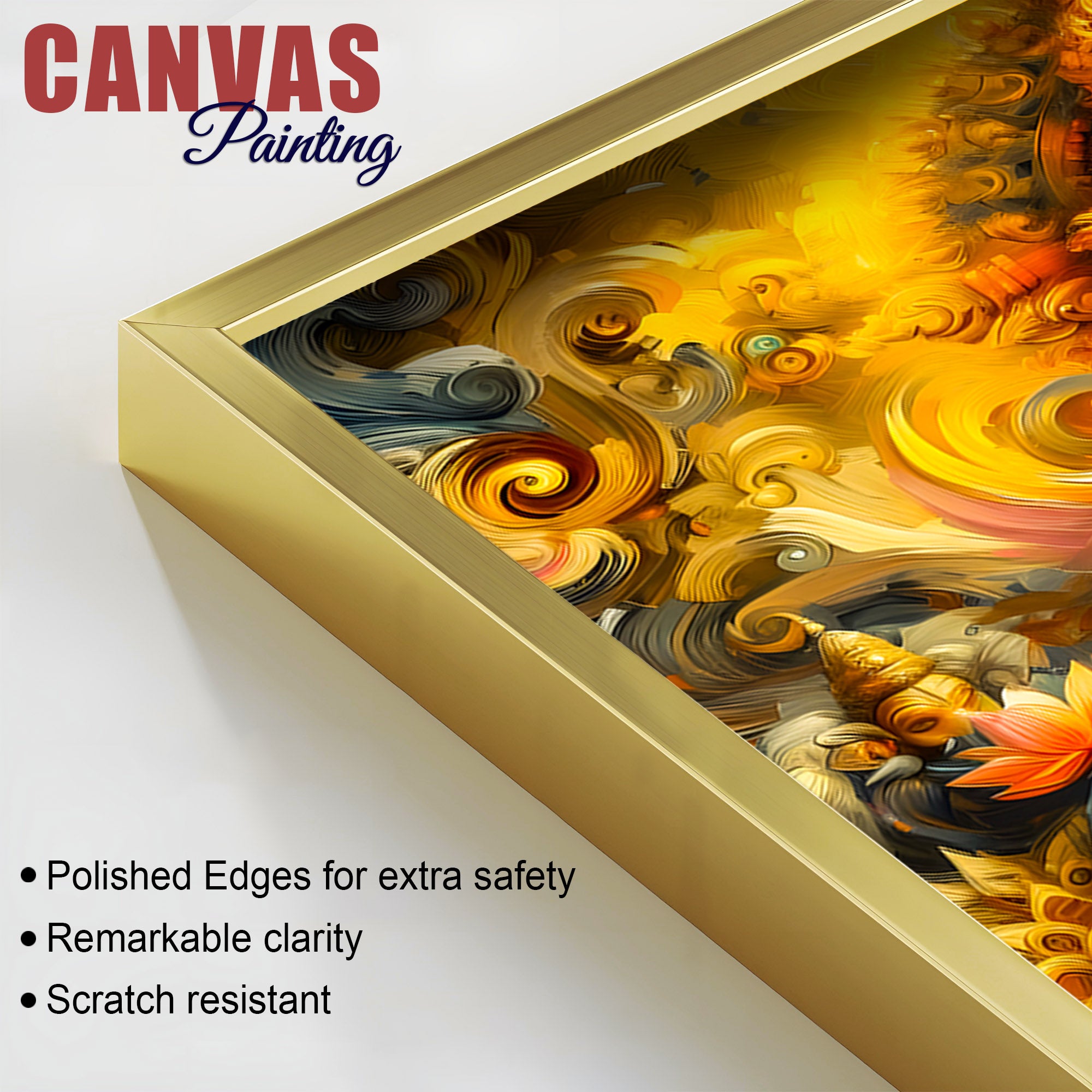 Heavenly Goddess Portrait Premium Wall Painting