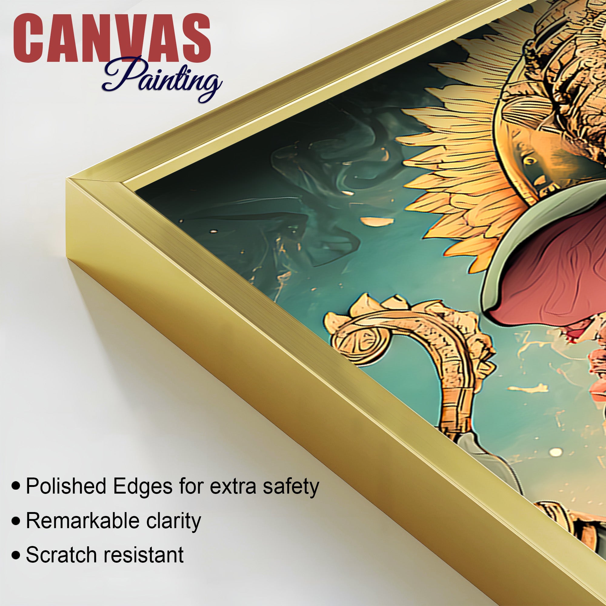 Hindu God Ganesha Decoration Painting