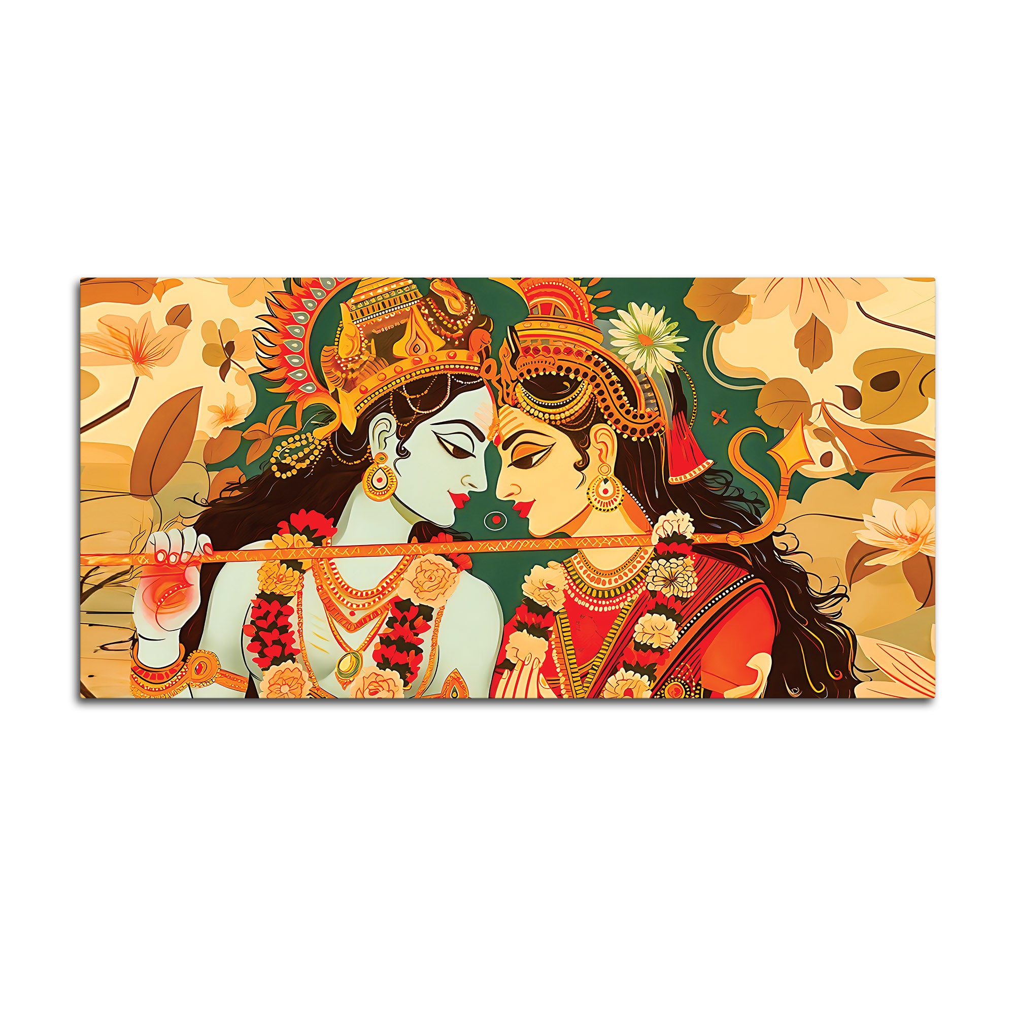 Hindu God Radha Krishna Painting for Elegant Home Decoration