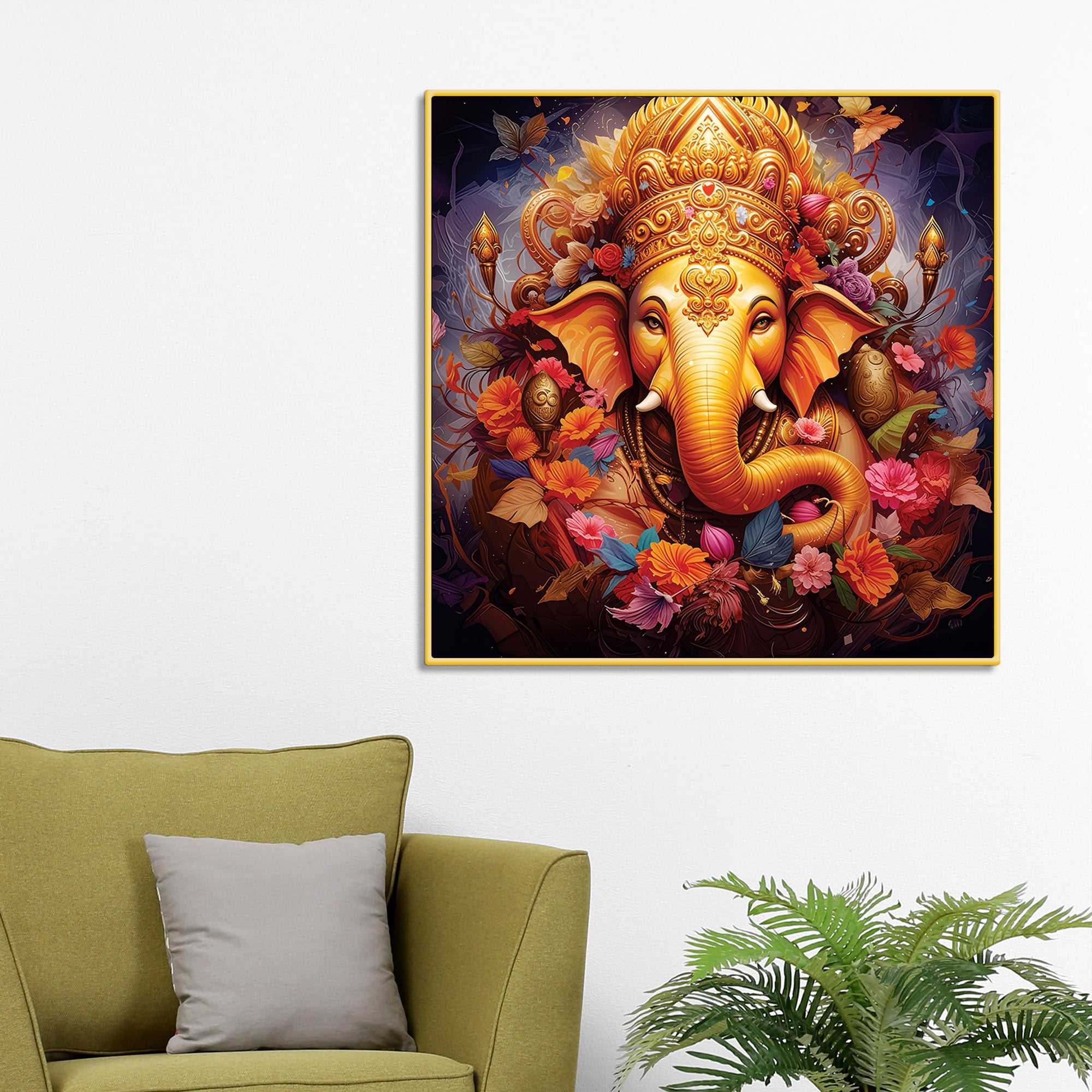 hindu-spiritual-ganesha-home-decor-painting