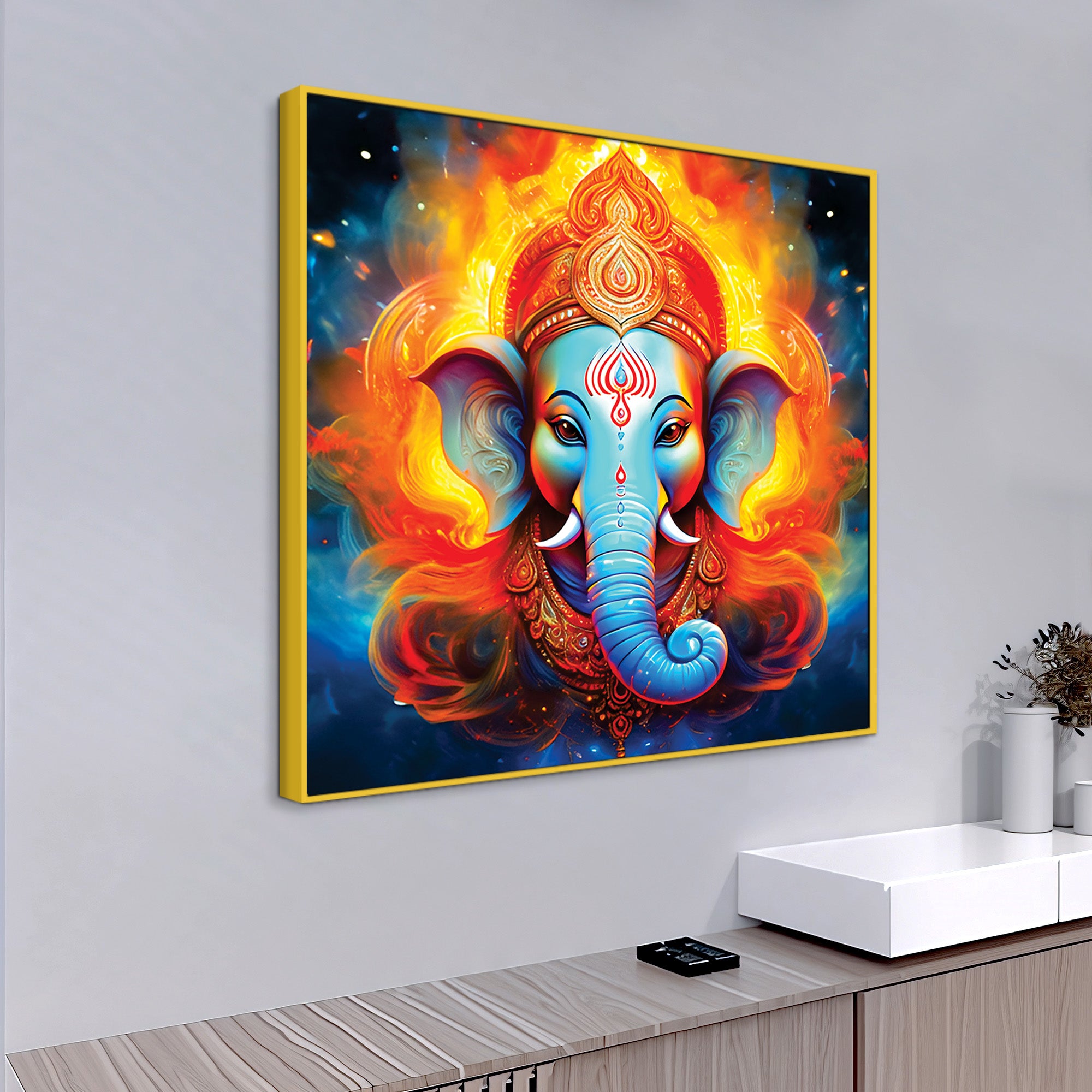 Indian Ganesh Ji Home Decoration Painting
