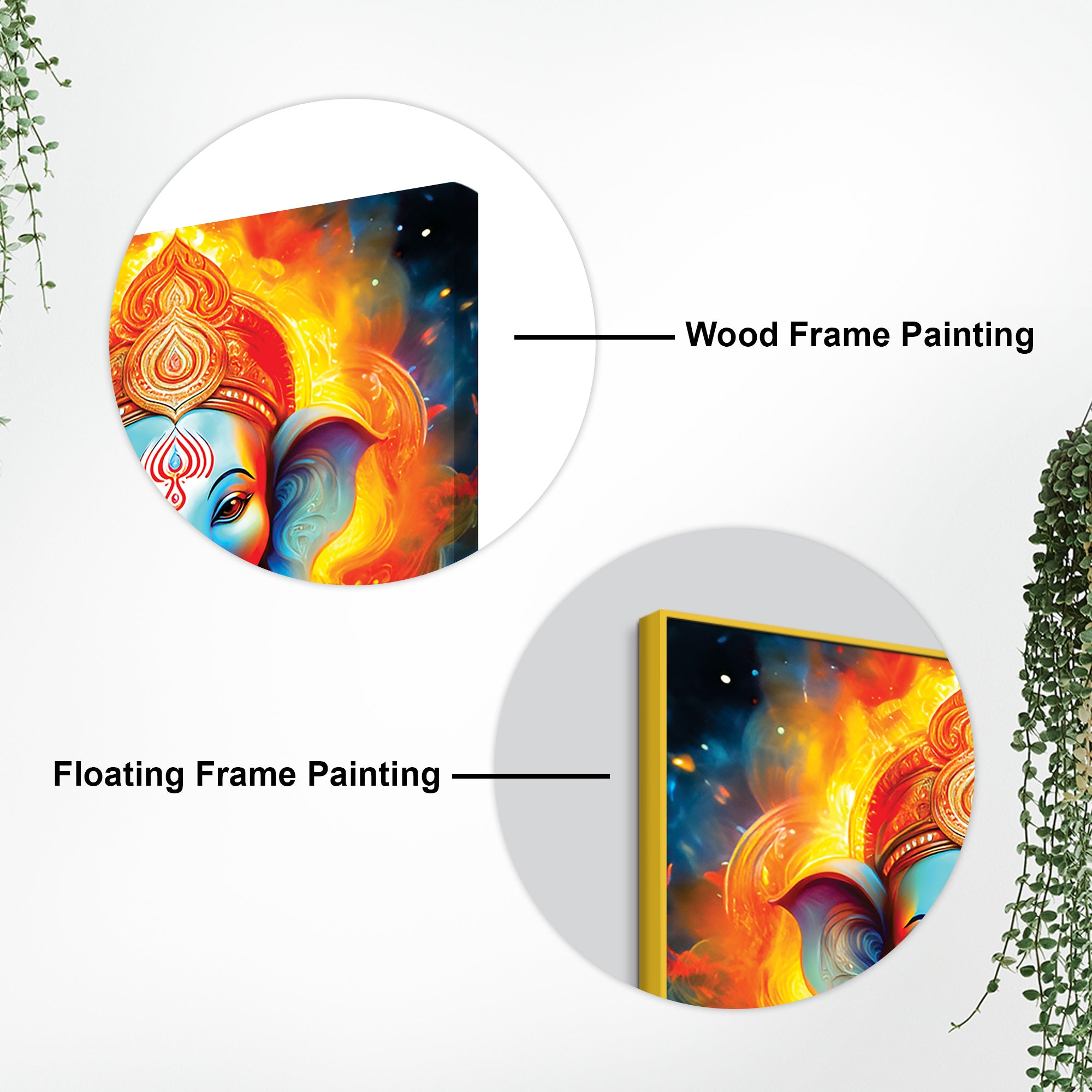 Indian Ganesh Ji Home Decoration Painting