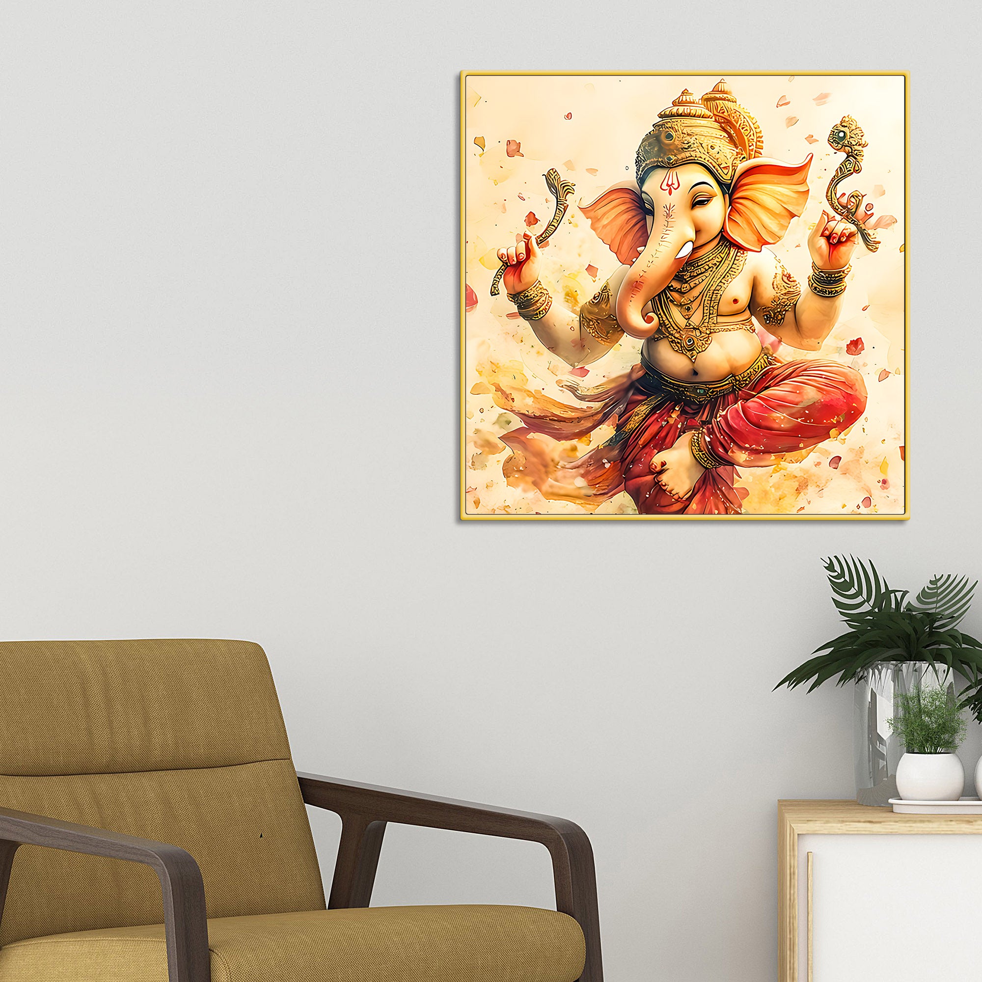 Indian Traditional Ganpati Painting for Home & Office