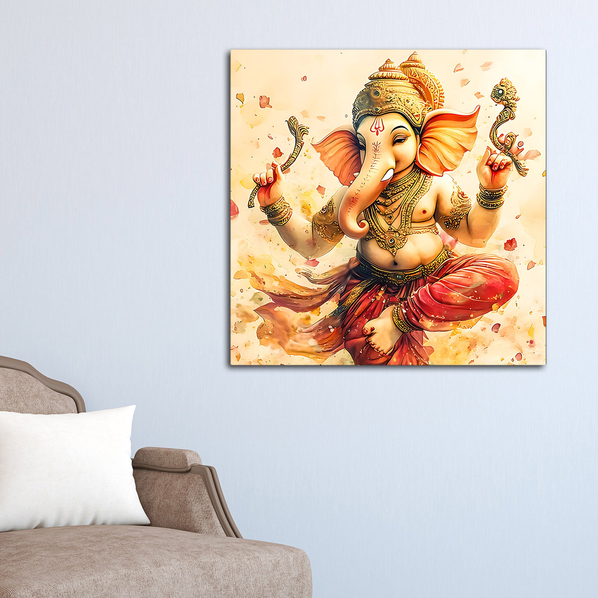 Indian Traditional Ganpati Painting for Home & Office