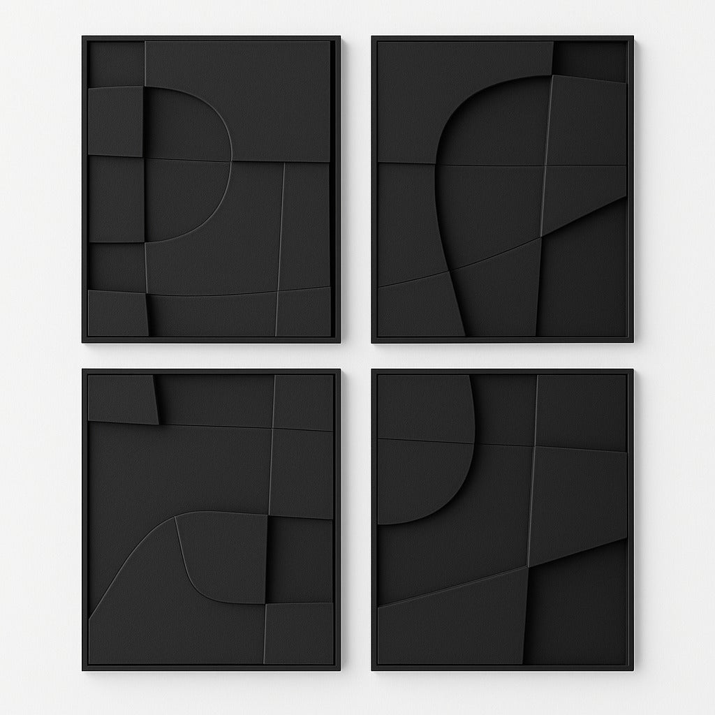 Interlocking Geometry 3D Wall Art Home Decor