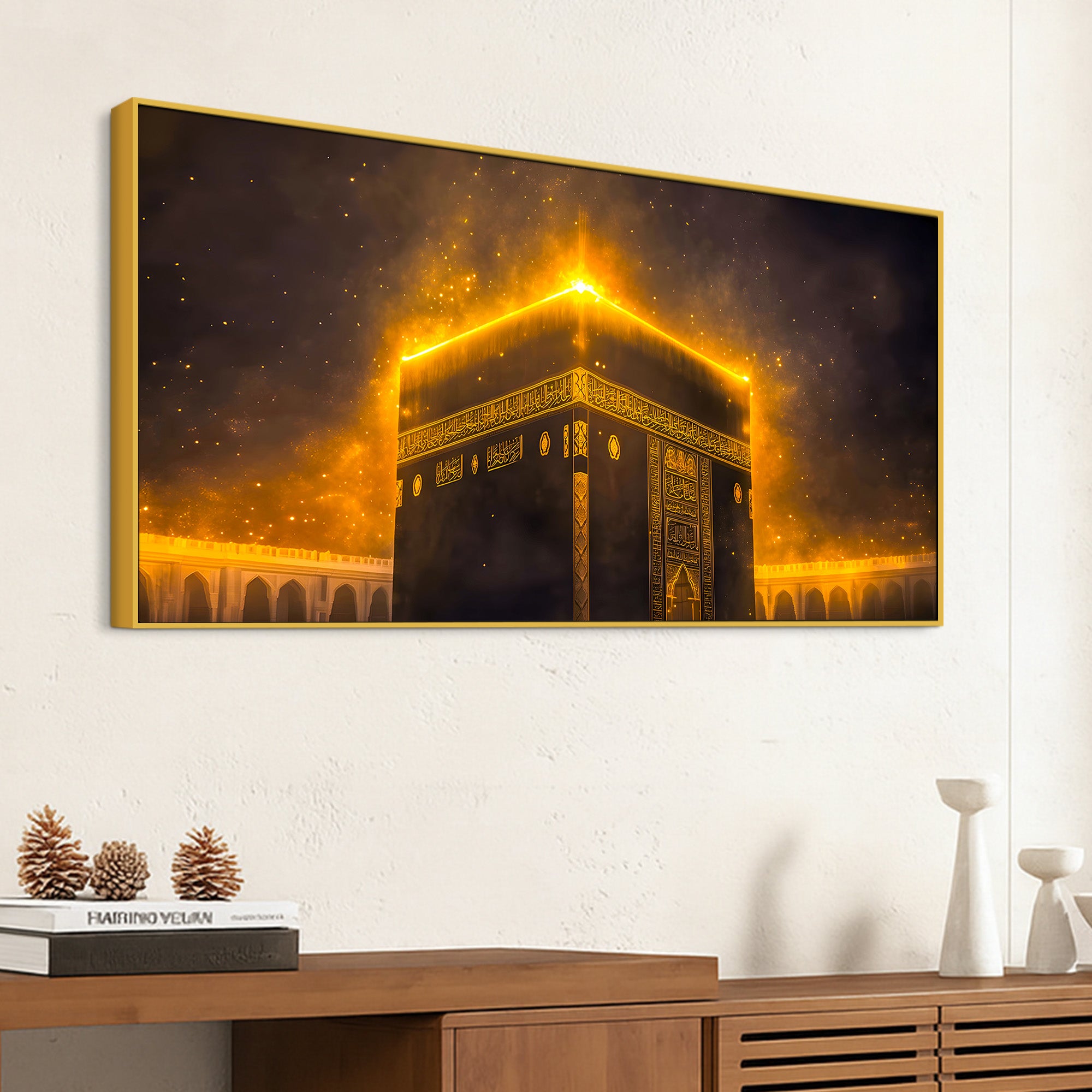 Islamic Kaaba Night Glow Wall Décor Painting