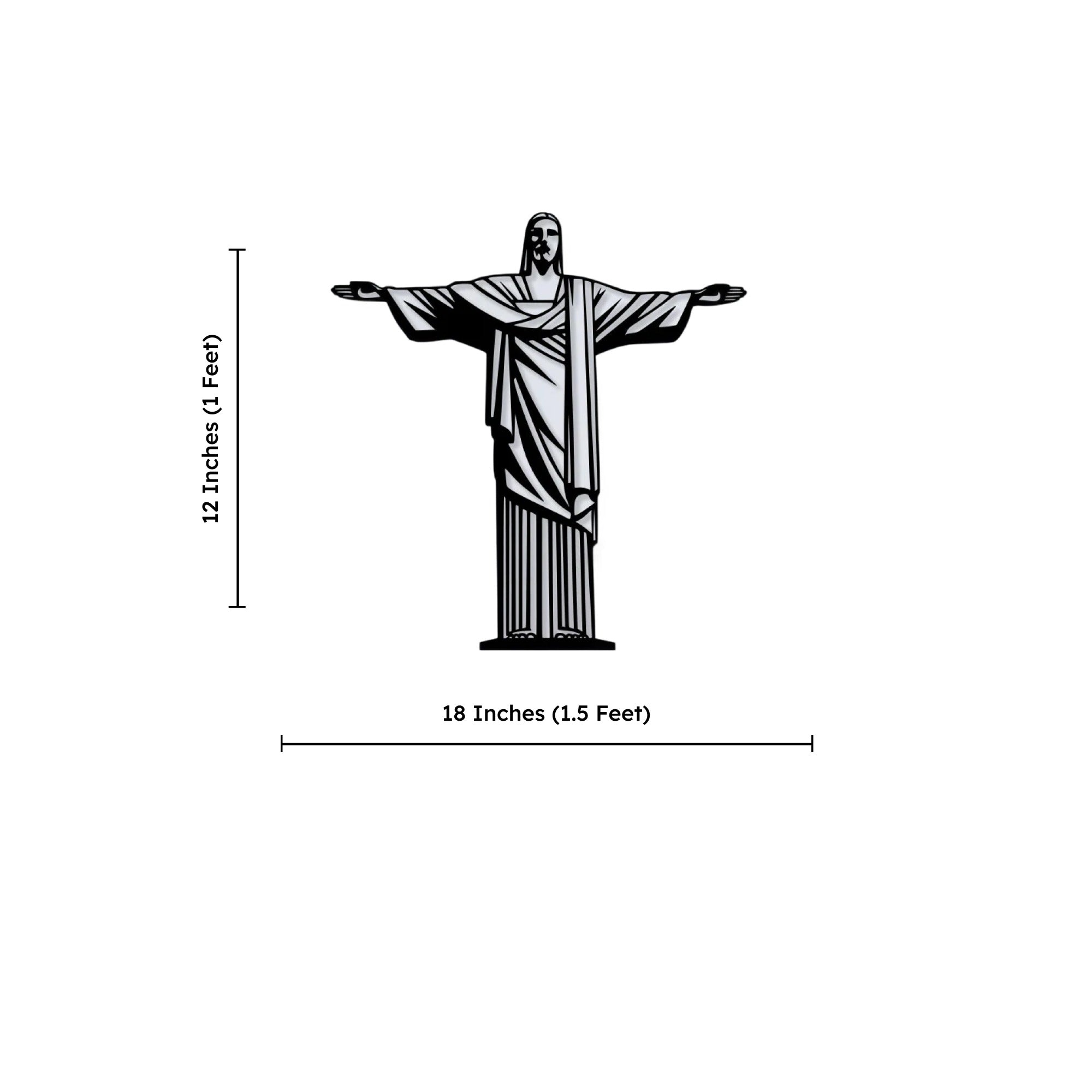 Jesus Christ the Redeemer Metal Art Wall Decor
