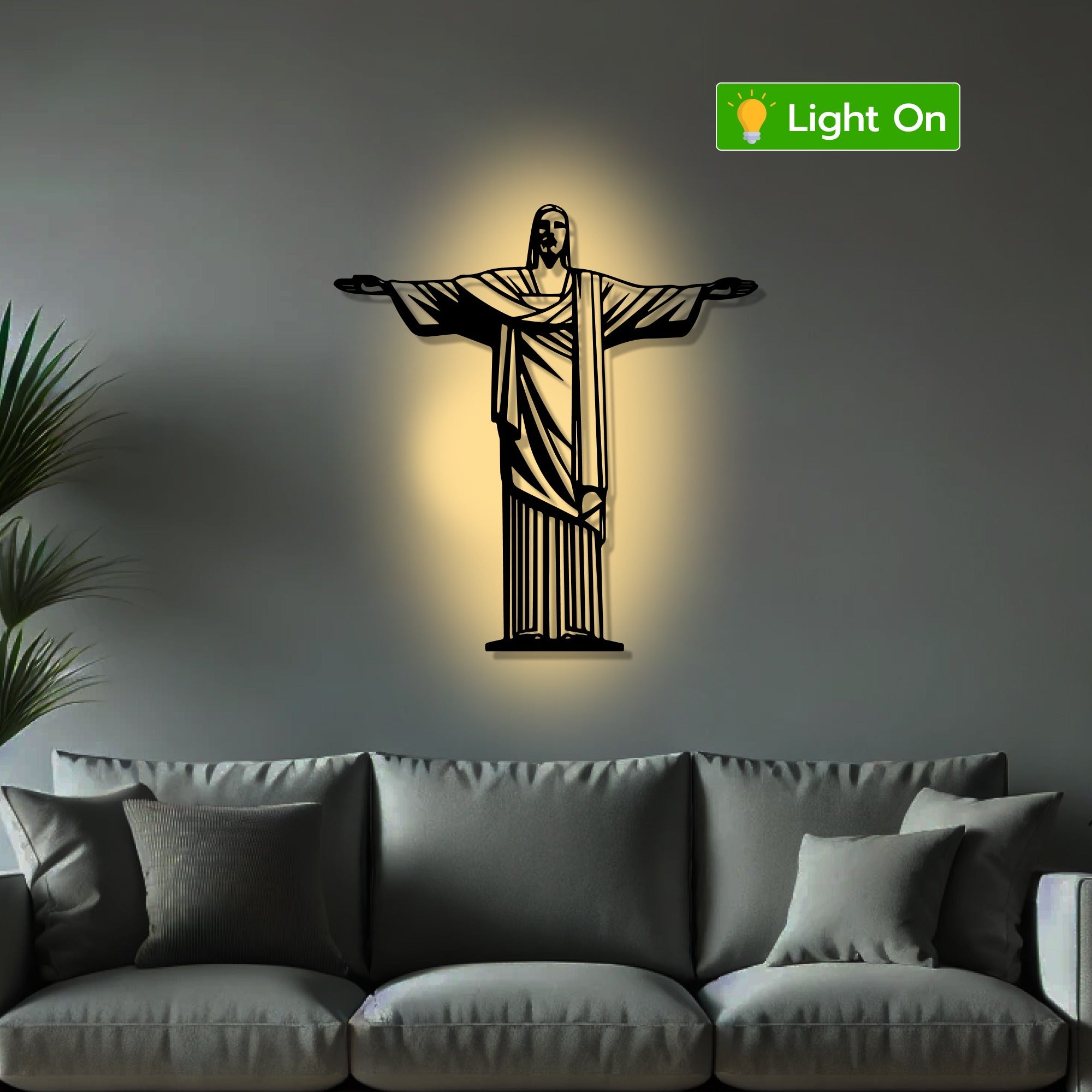 Jesus Christ the Redeemer Metal Art Wall Decor