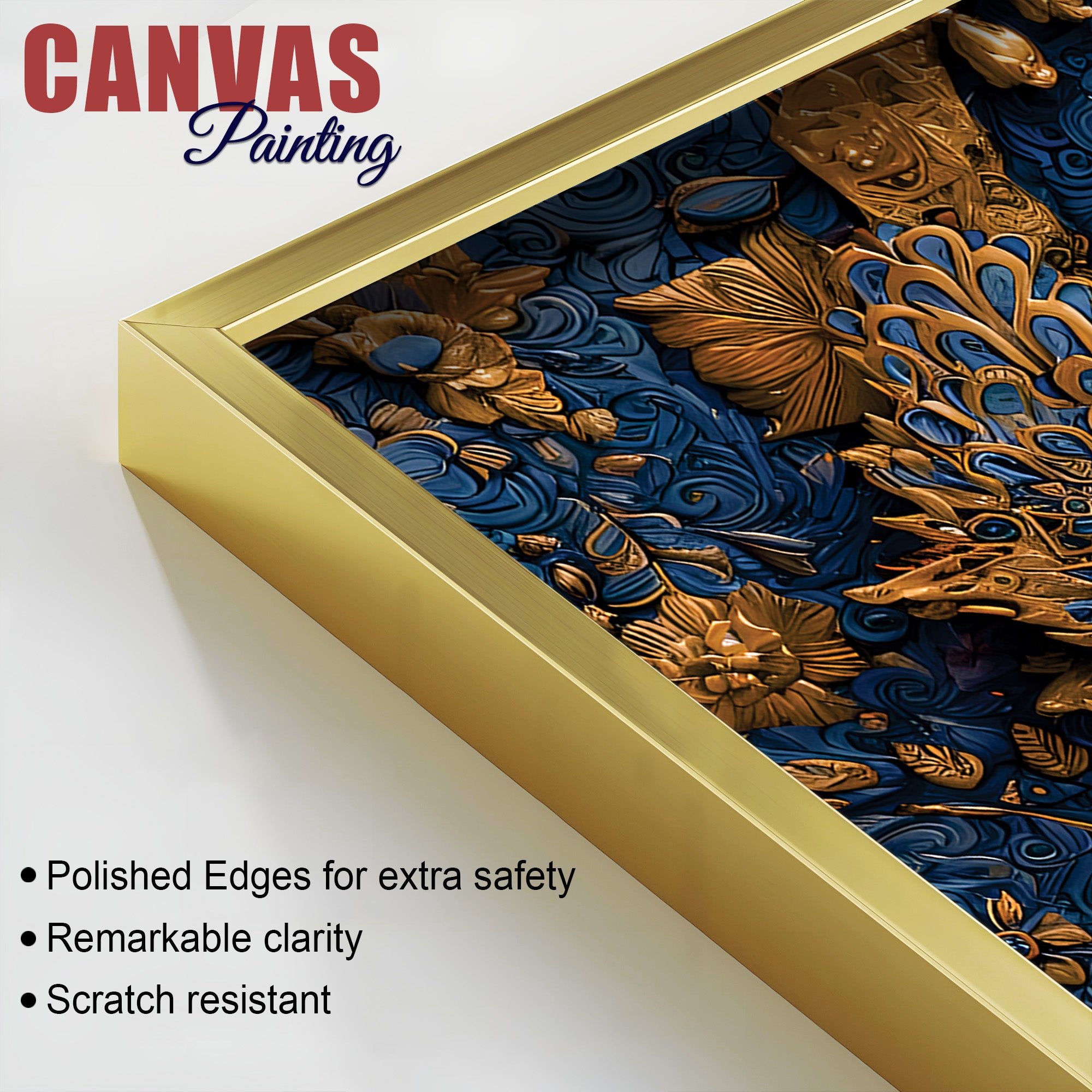 Krishna Divine Eye Spiritual Painting for Decoration