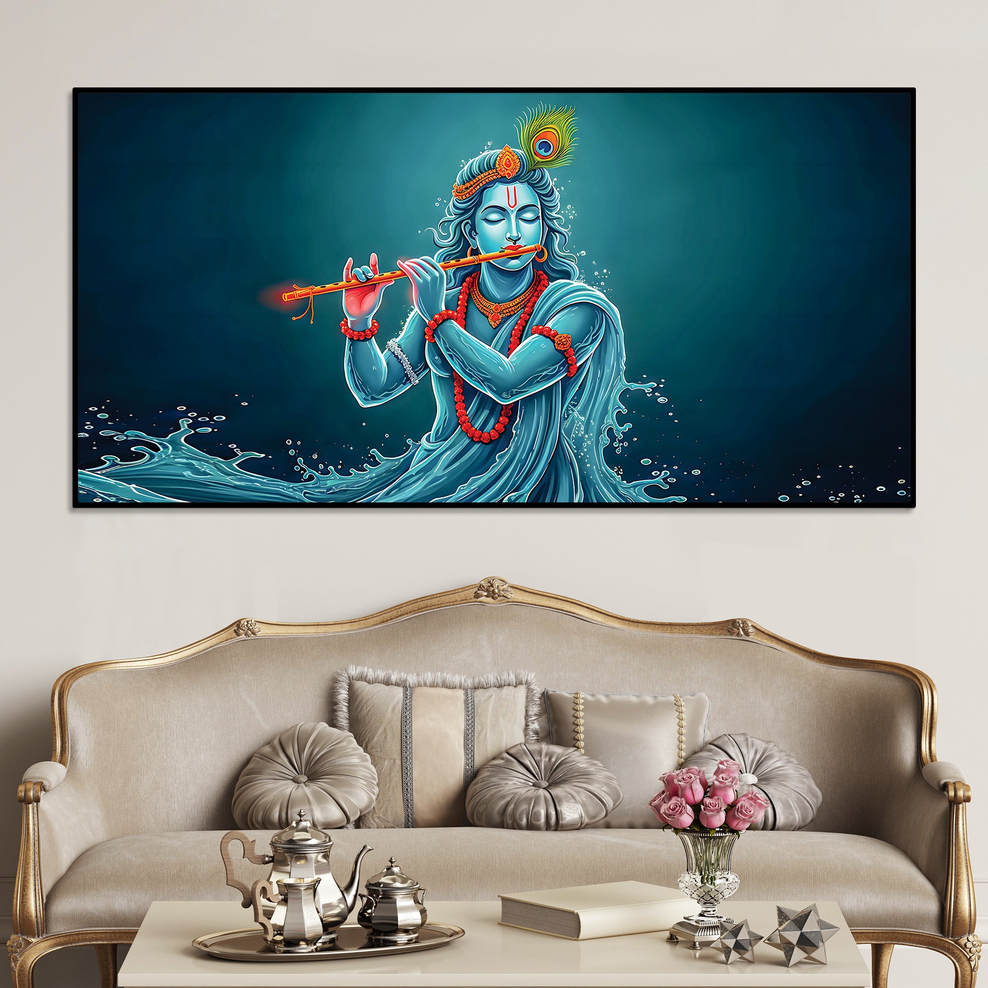krishna-flute-elegant-canvas-wall-painting-for-wall-decoration