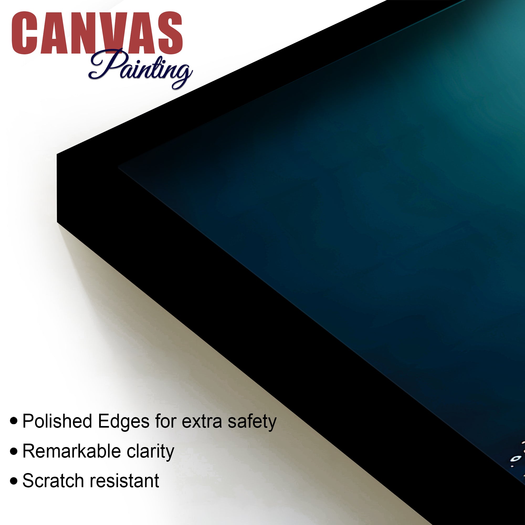 Krishna Flute Elegant Canvas Wall Painting for Wall Decoration