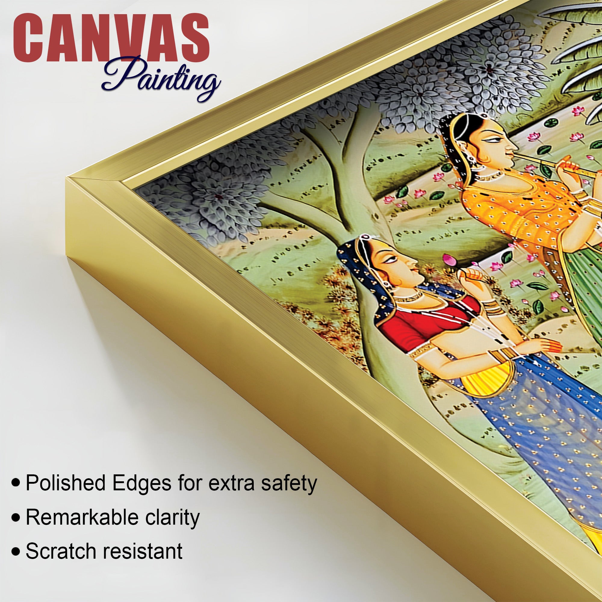 Krishna Raas Leela Pichwai Premium Wall Painting