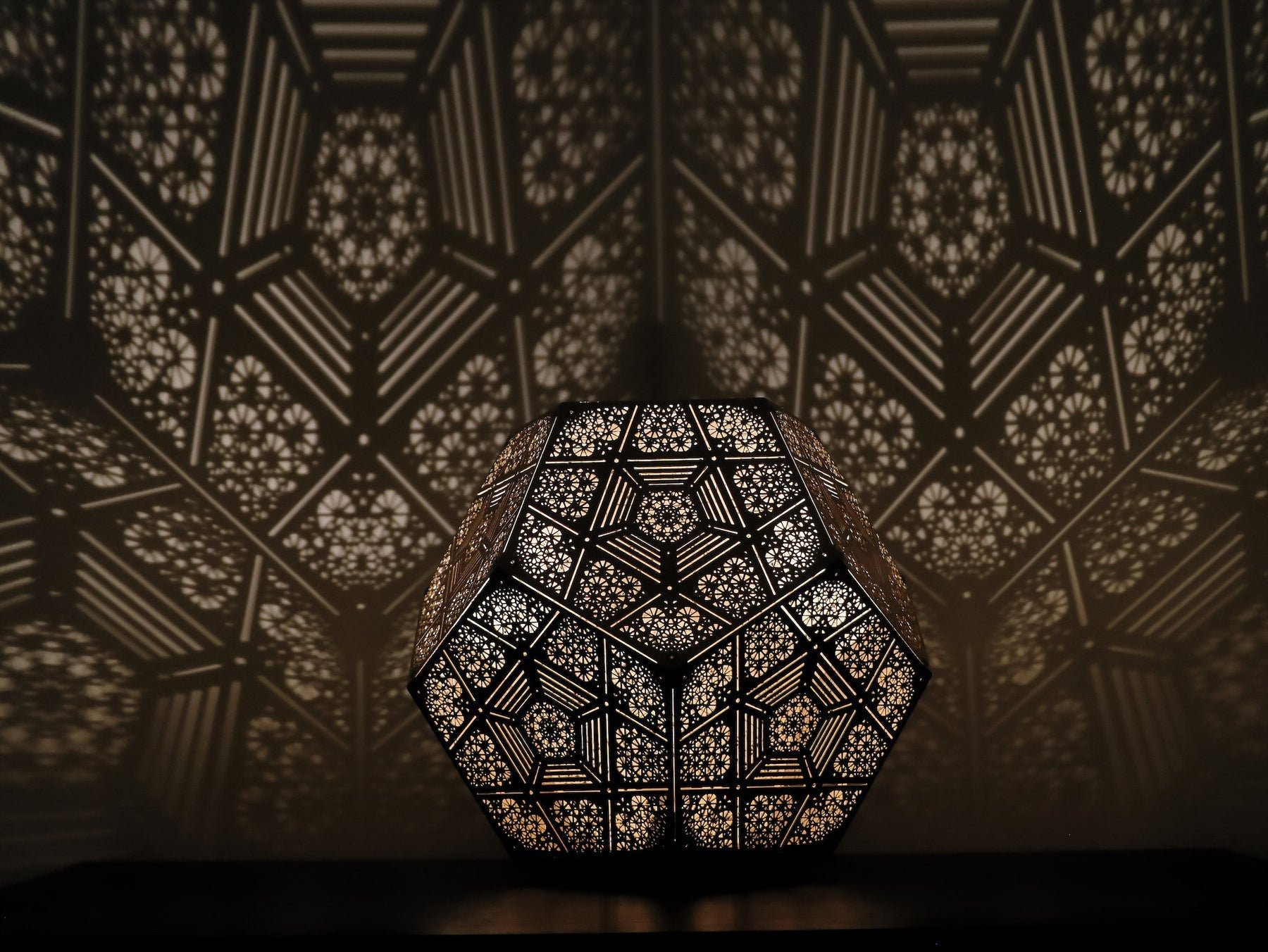 Laser-Cut Decorative Table Light