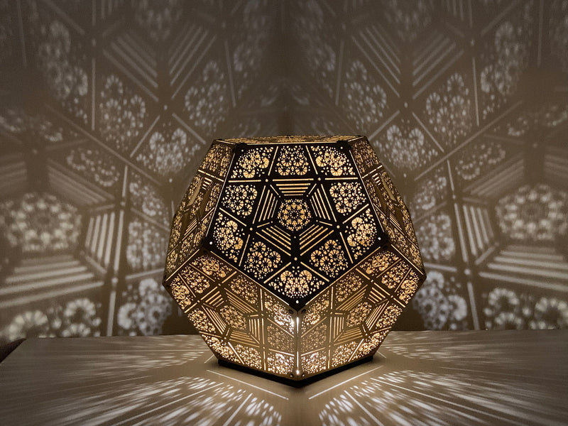 Laser-Cut Decorative Table Light