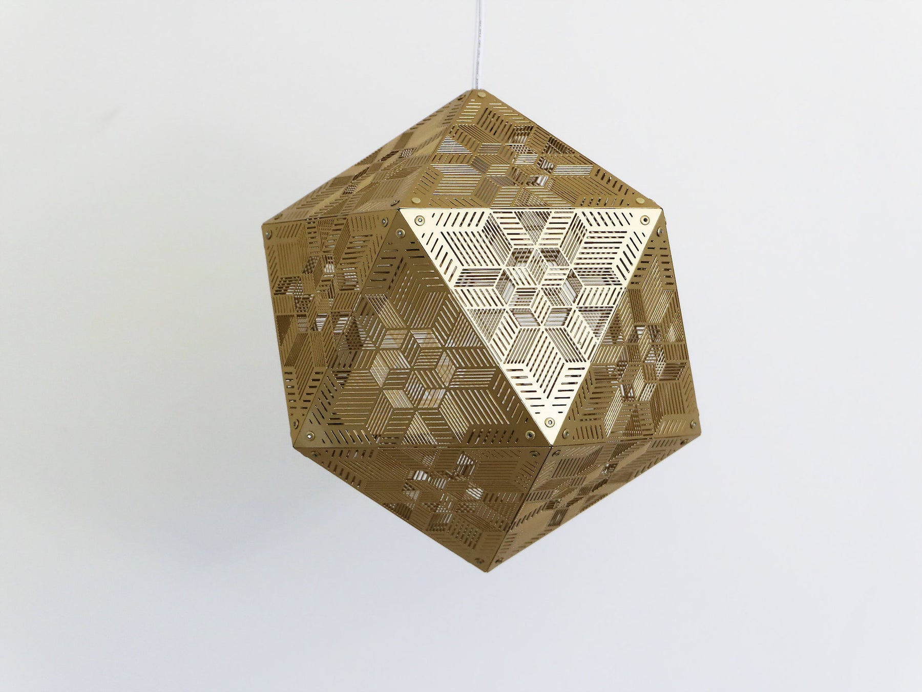 Laser-Cut Hanging Shadow Lamp