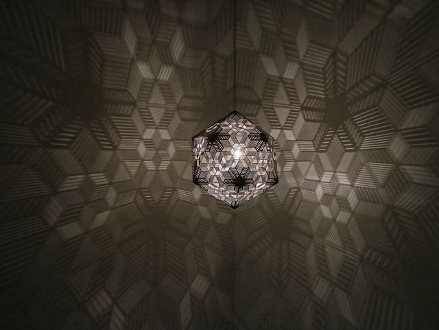 Laser-Cut Hanging Shadow Lamp