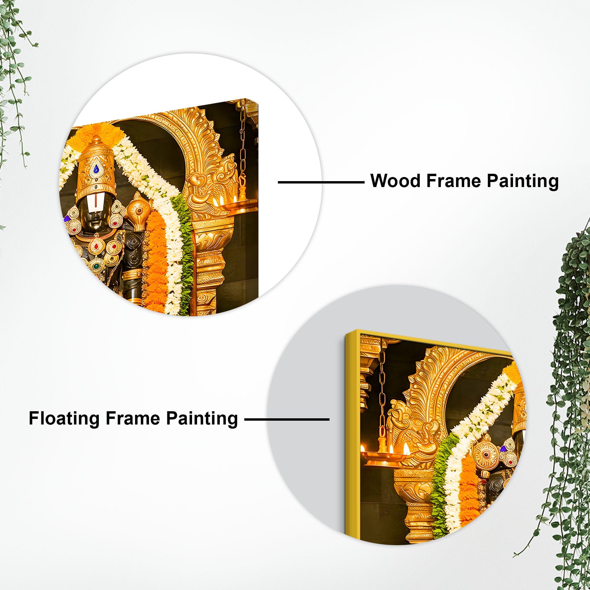 Lord Balaji Wall Painting for Mandir & Living Room