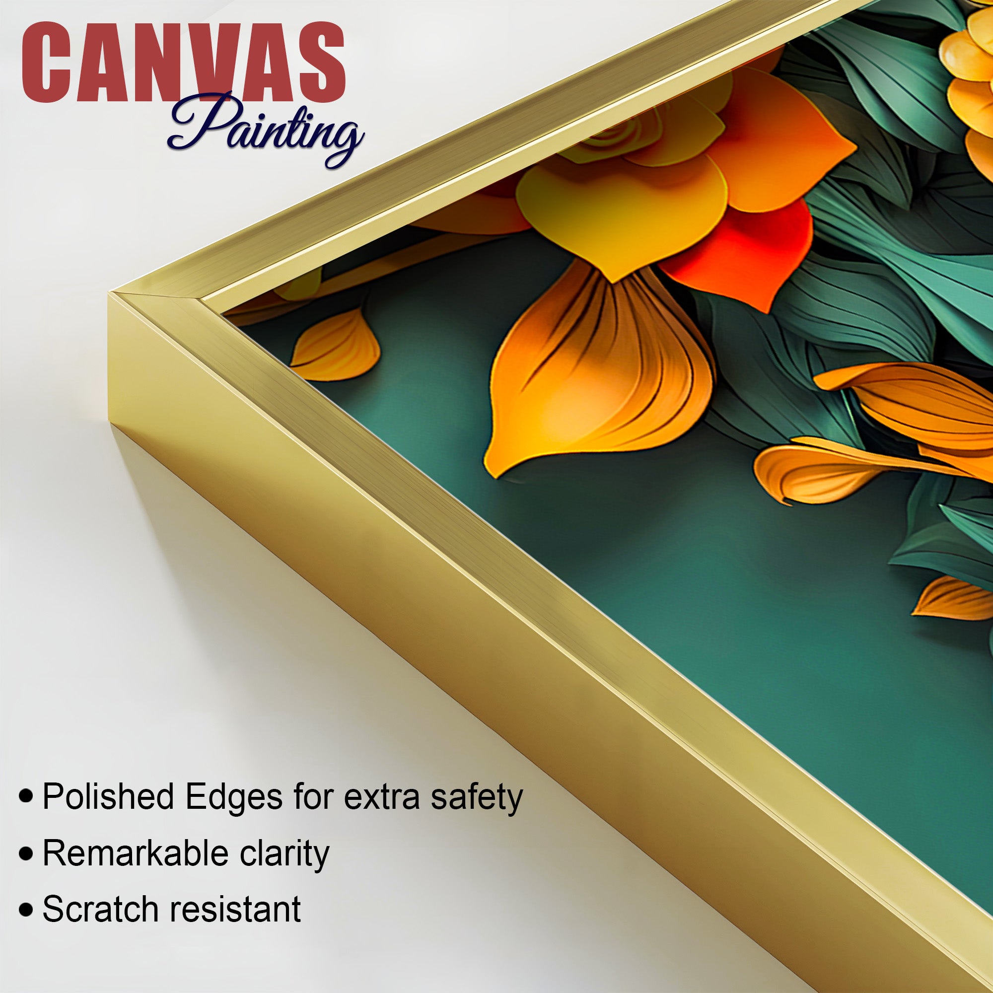 Lord Buddha Premium Canvas Wall Painting for Home & Office