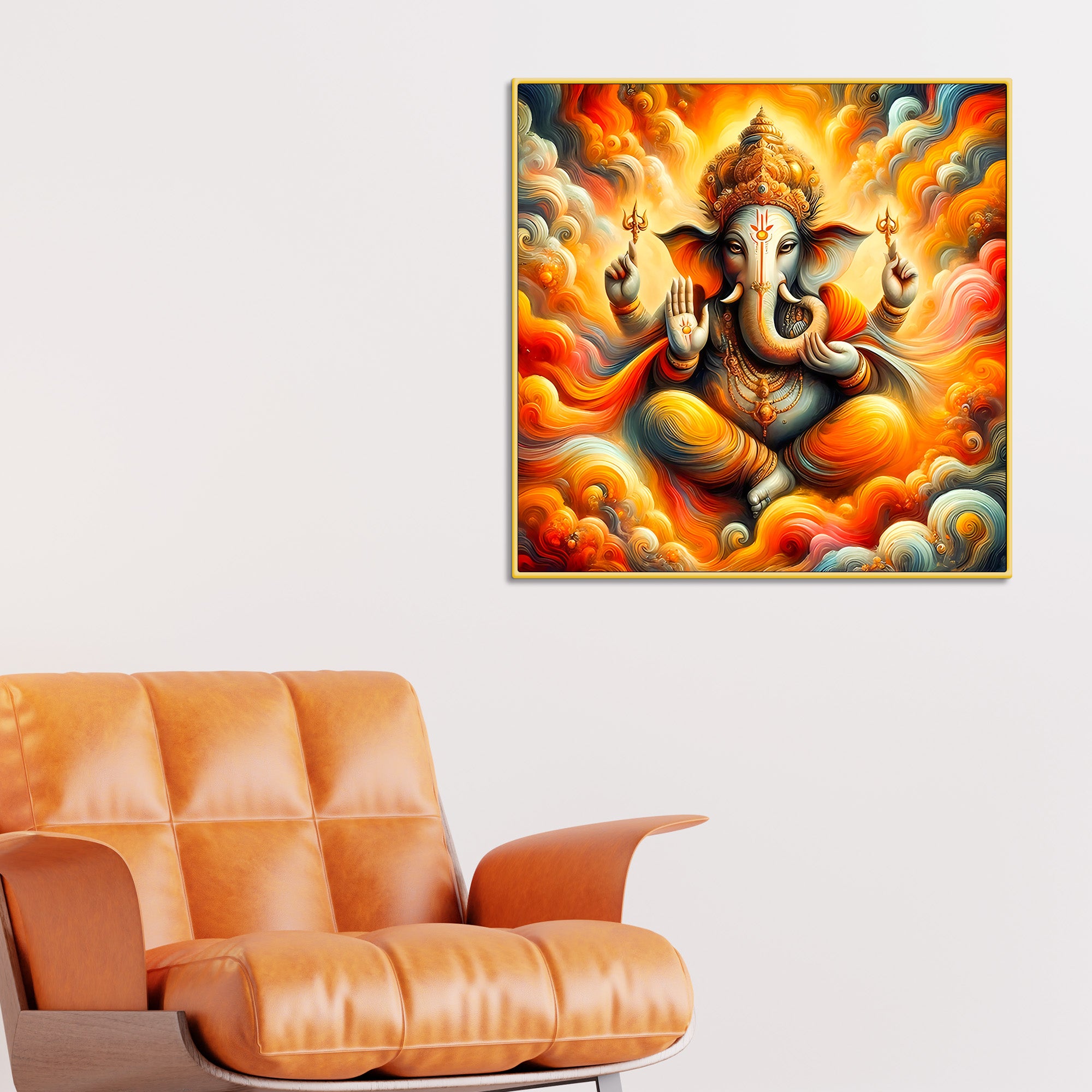 lord-ganesh-ji-wall-painting