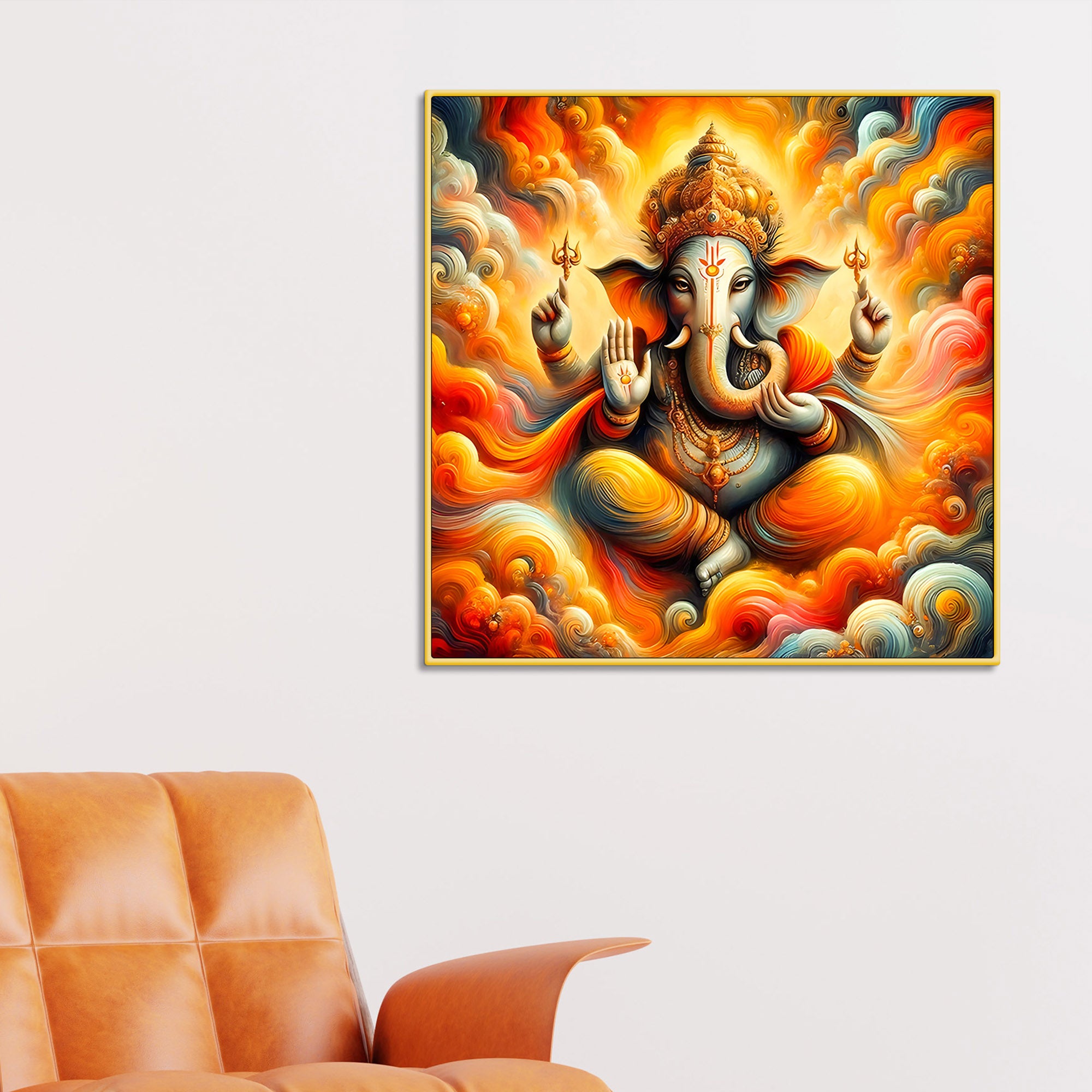 lord-ganesh-ji-wall-painting