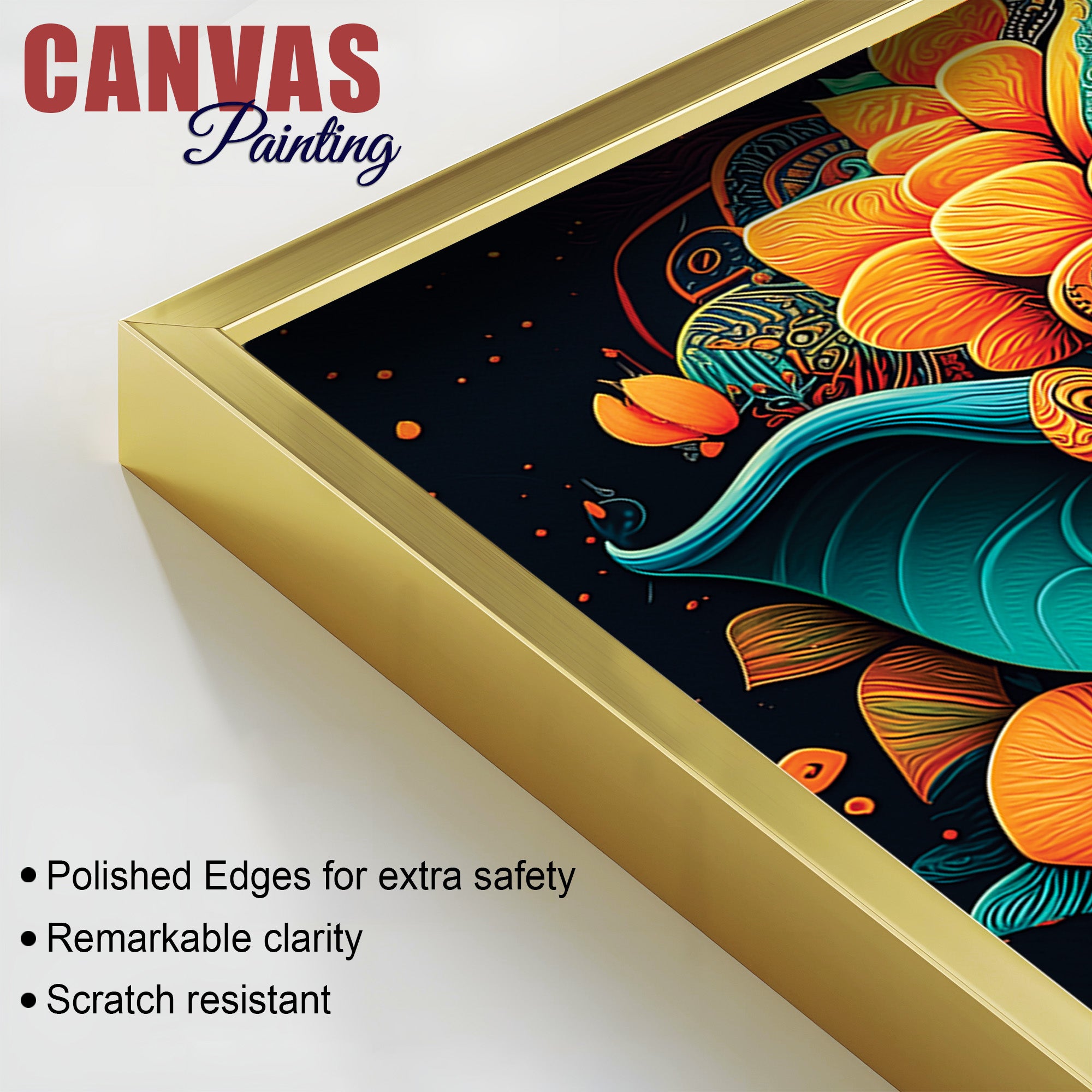 Lord Ganesha Canvas Wall Art Painting