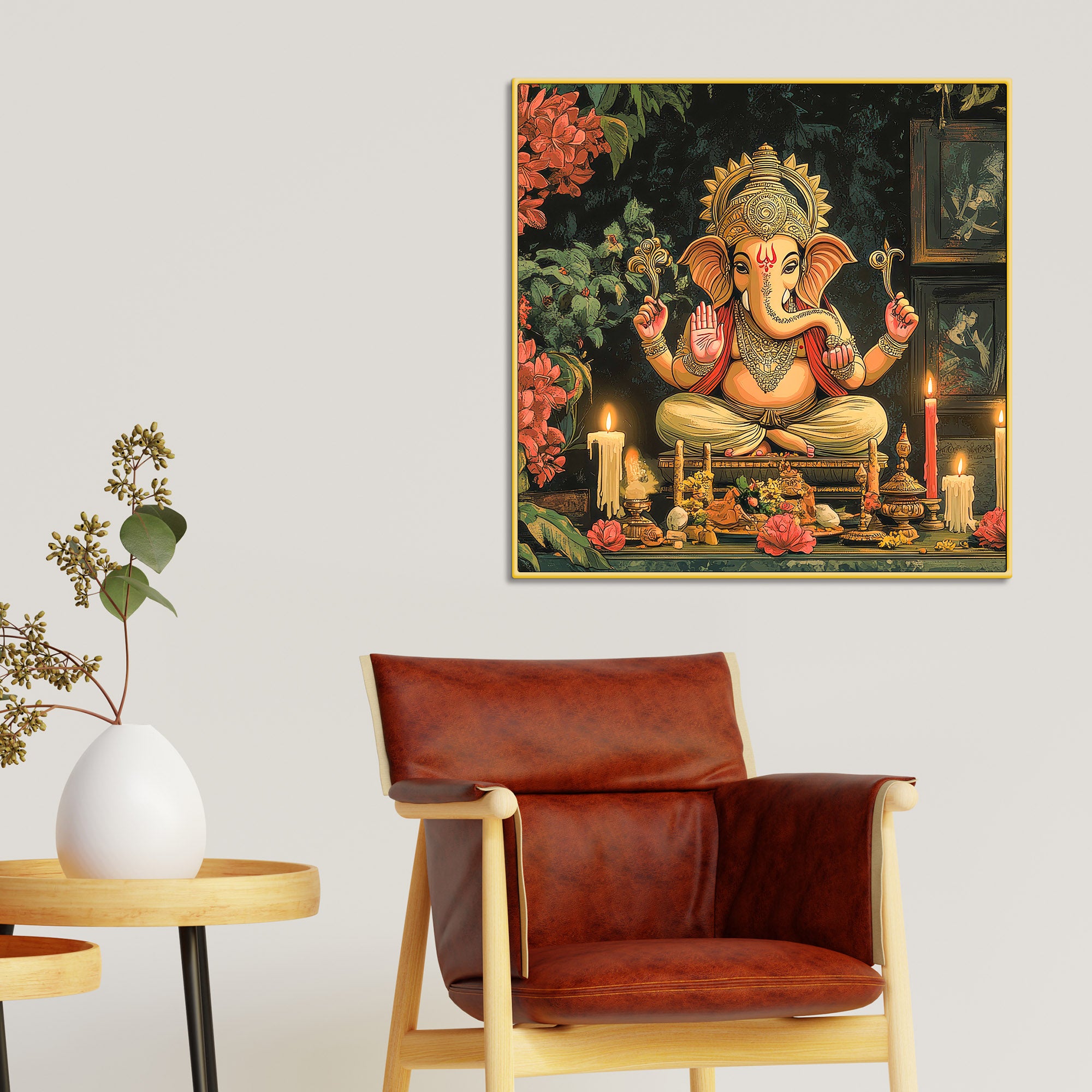 Lord Ganpati Art Painting