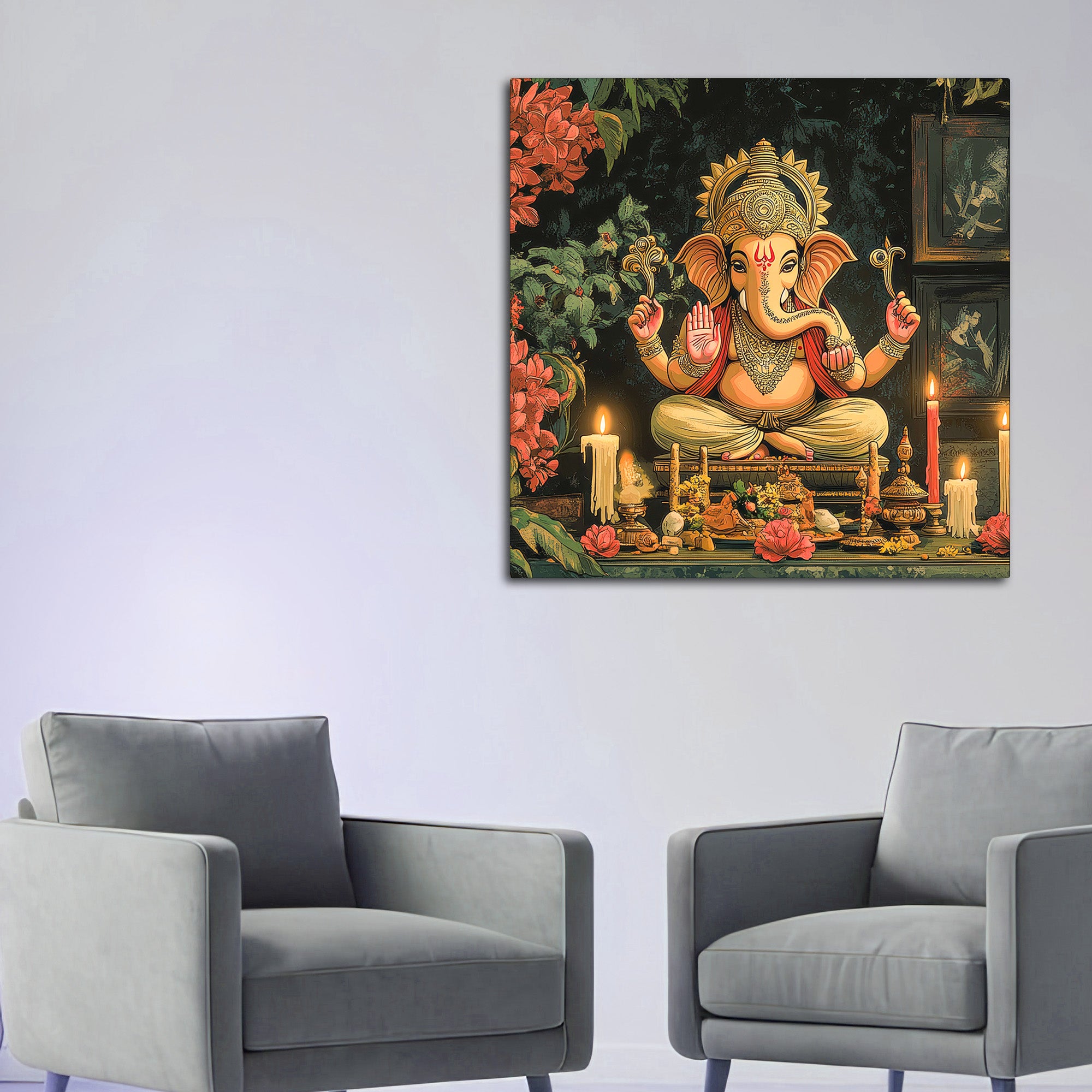 Lord Ganpati Art Painting
