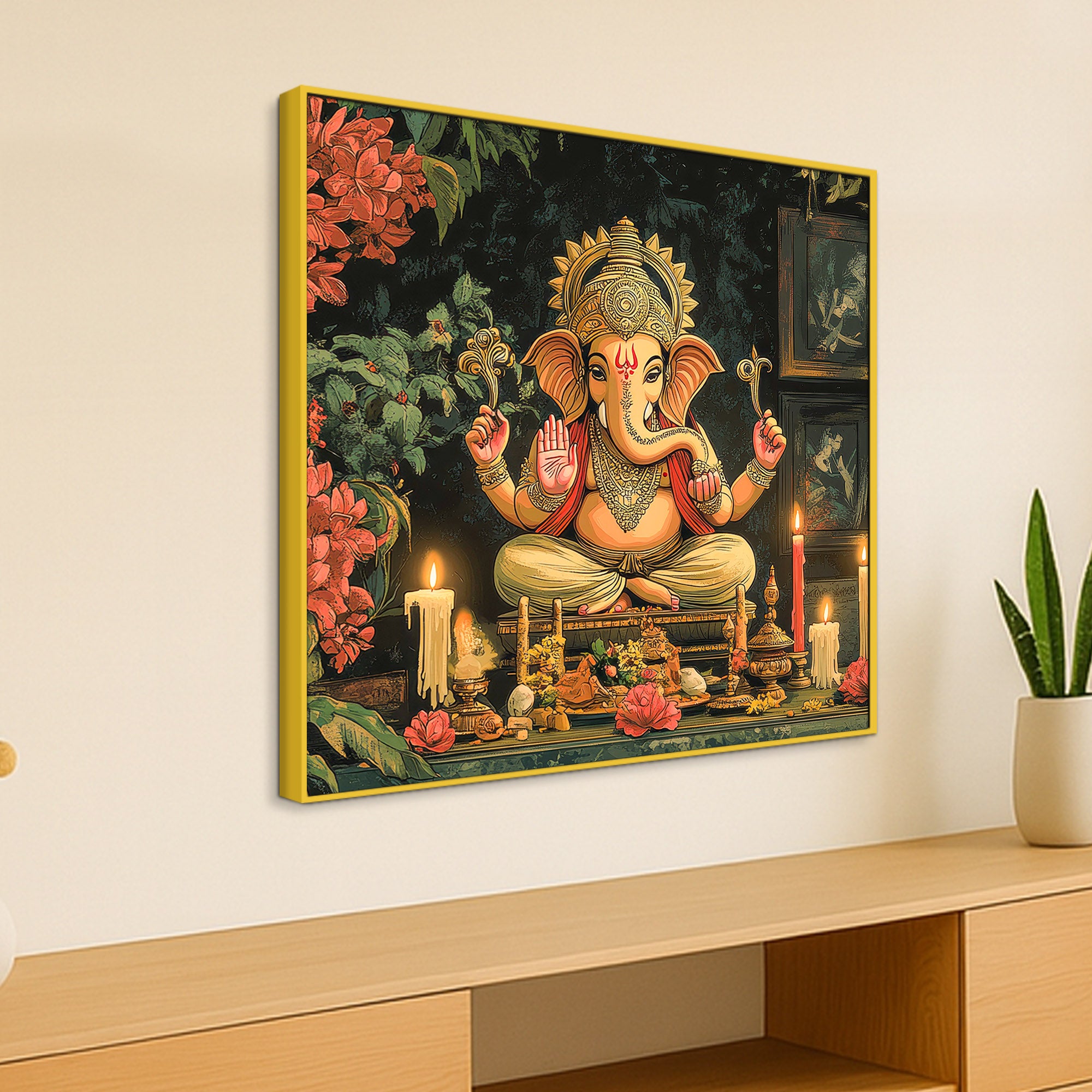Lord Ganpati Art Painting