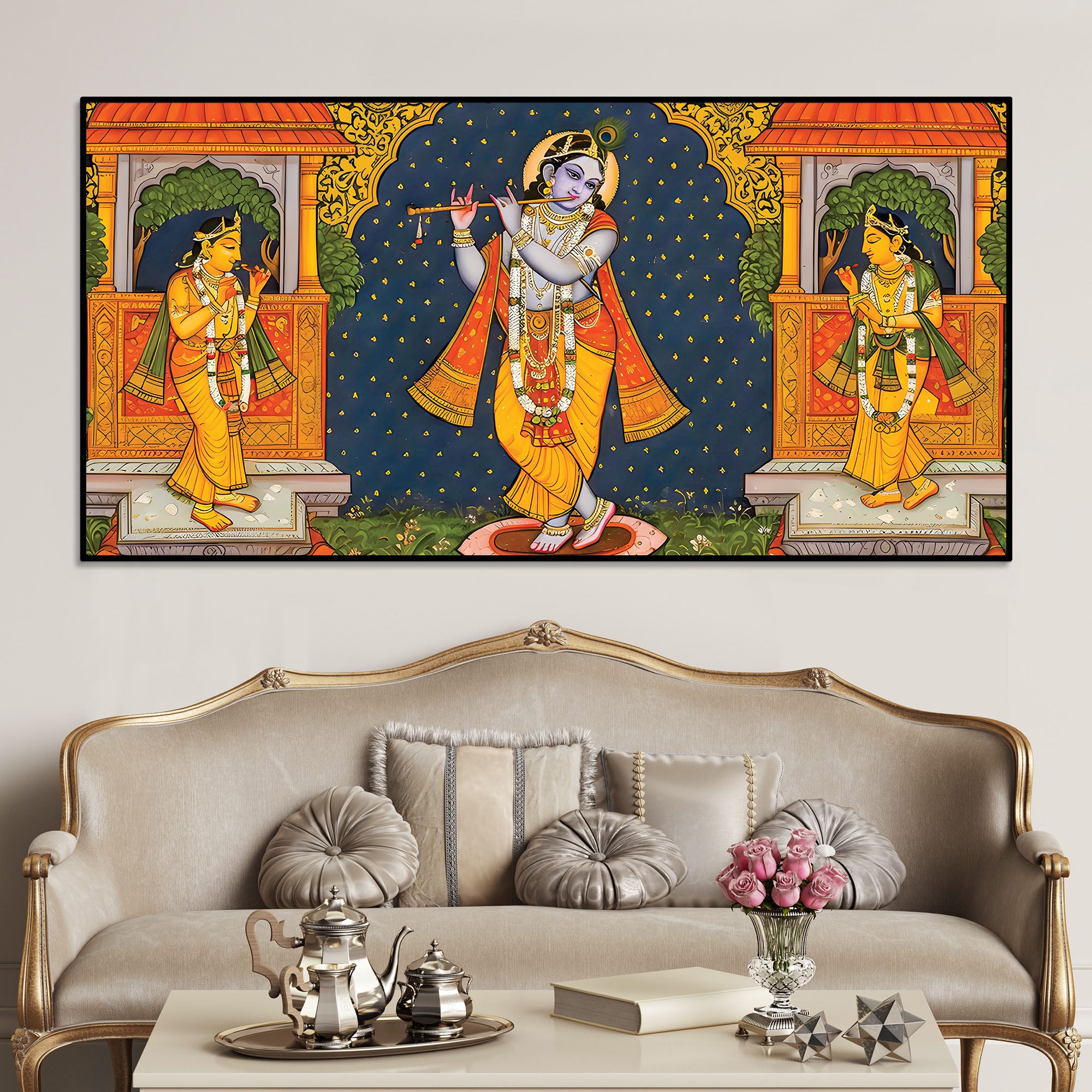 lord-krishna-bhakti-wall-painting-for-decoration