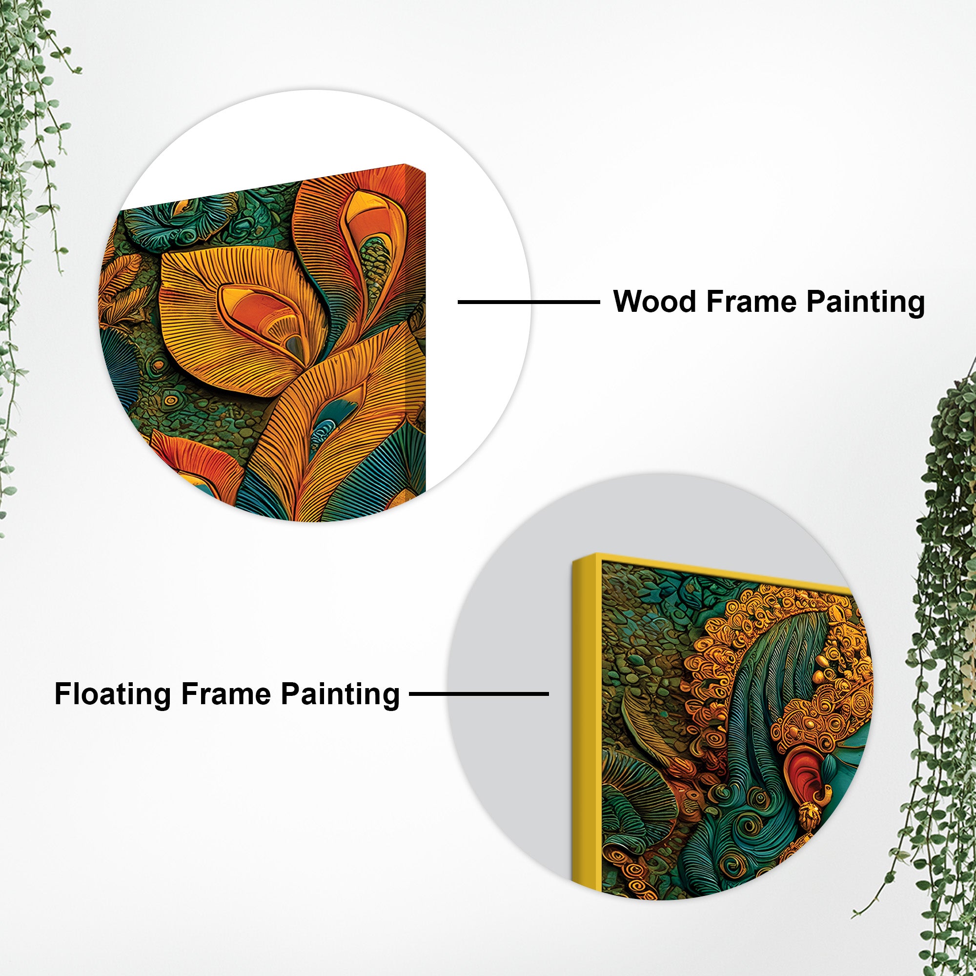 Lord Krishna Premium Textured Canvas Wall Painting for Living Room