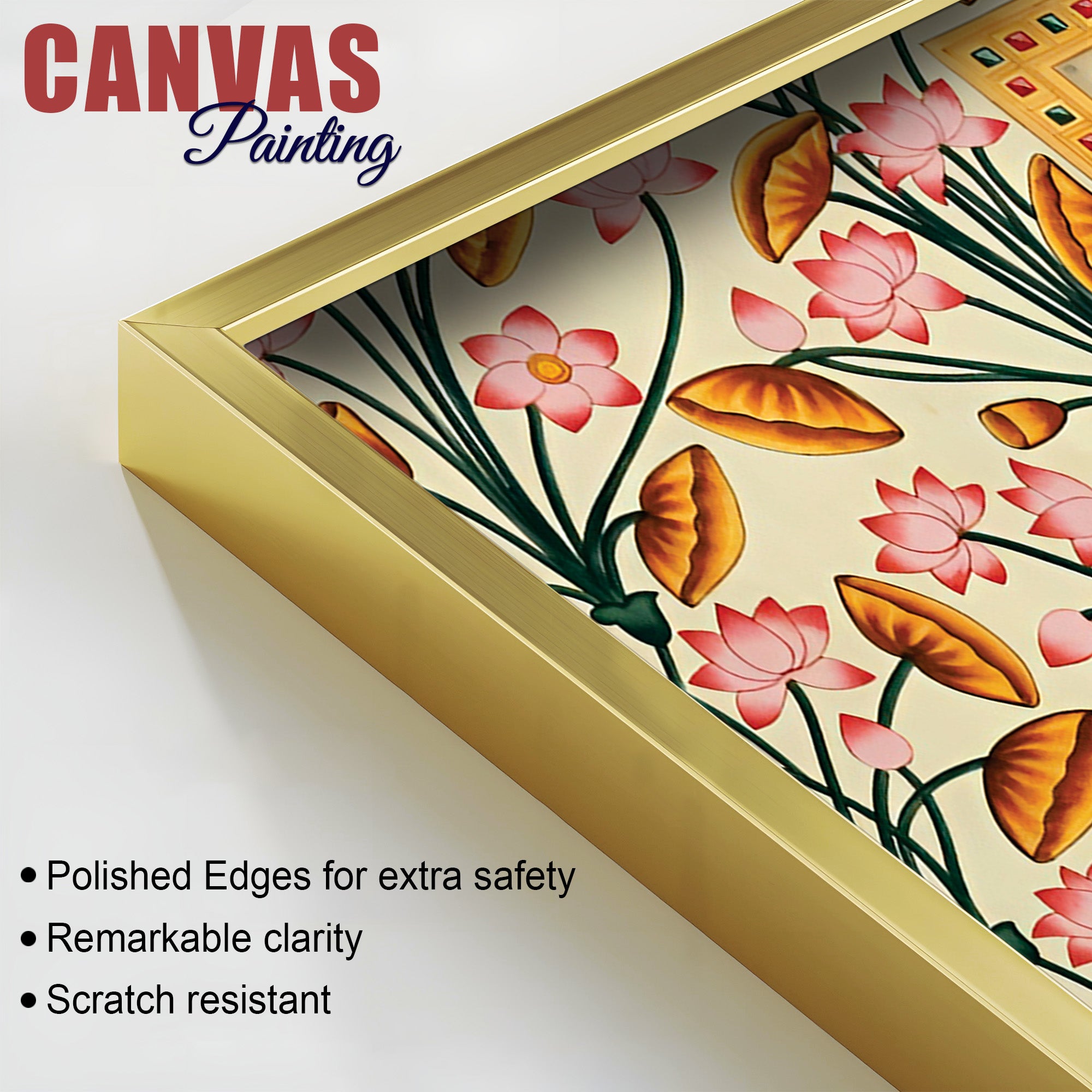 Lord Krishna Shrinathji Pichwai Art Wall Painting