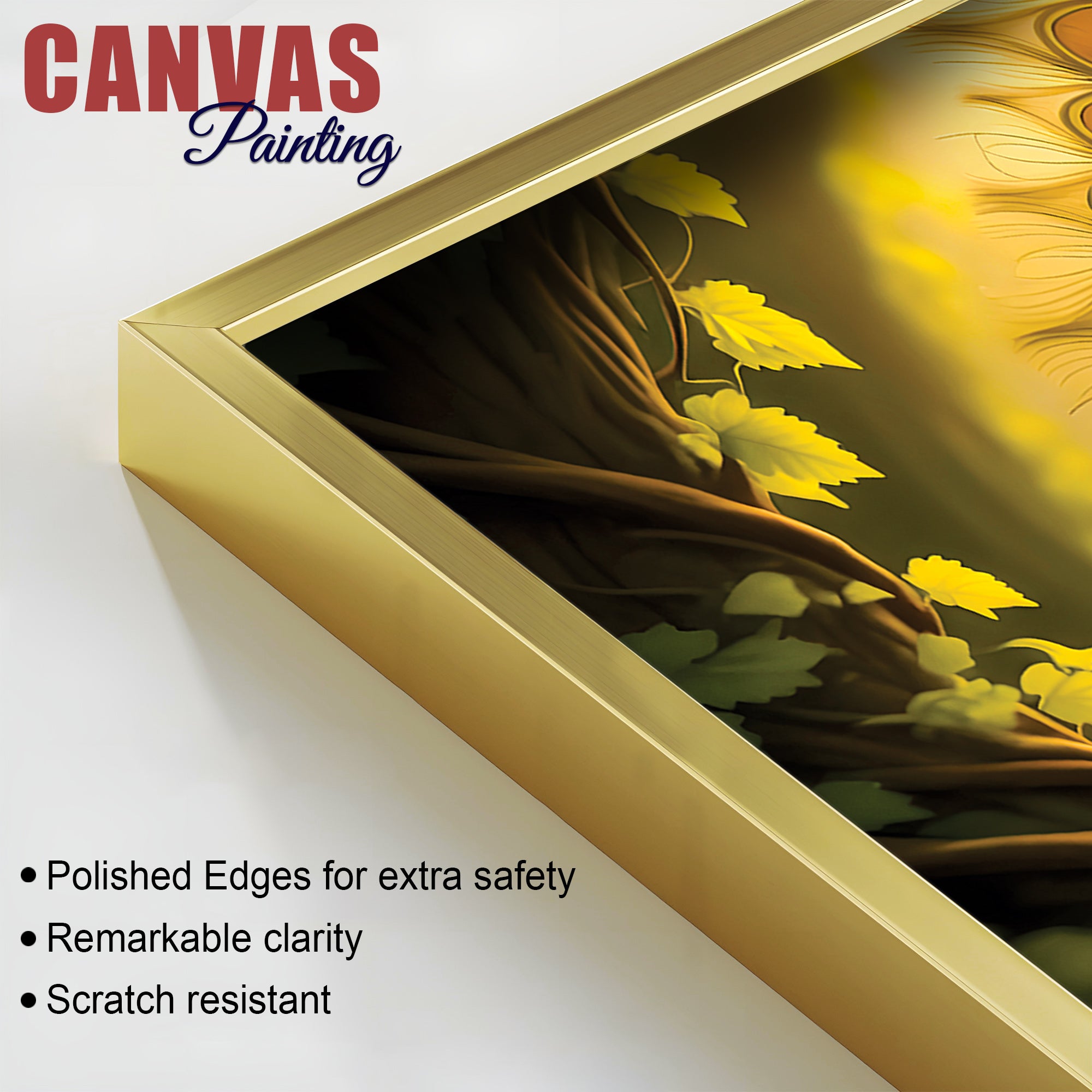 Lord Krishna with Radha Wall Art Painting for Home & Office Décor