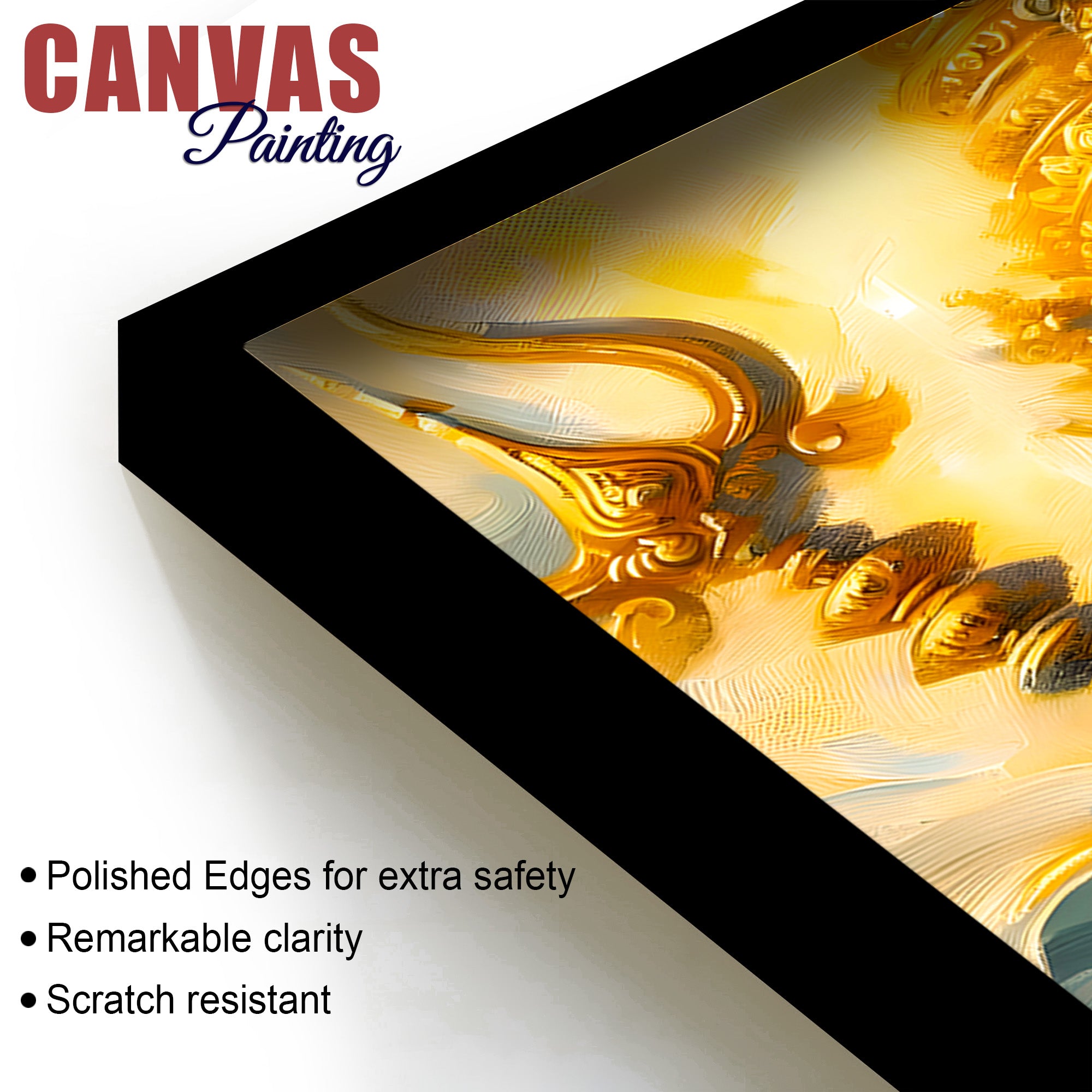 Lord Shiva Divine Aura Premium Canvas Wall Painting