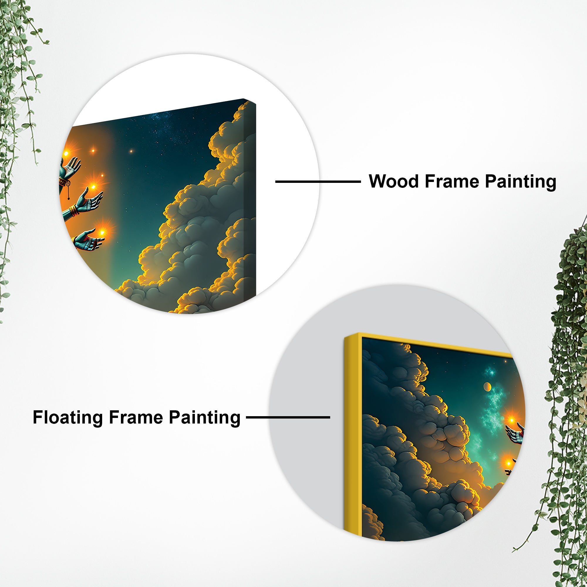 Lord Vishnu Hindu Devotional Painting