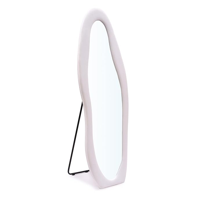 Luxury Abstract Shape Full Body Standing Mirror for Home & Studio – Premium Designer Floor Mirror