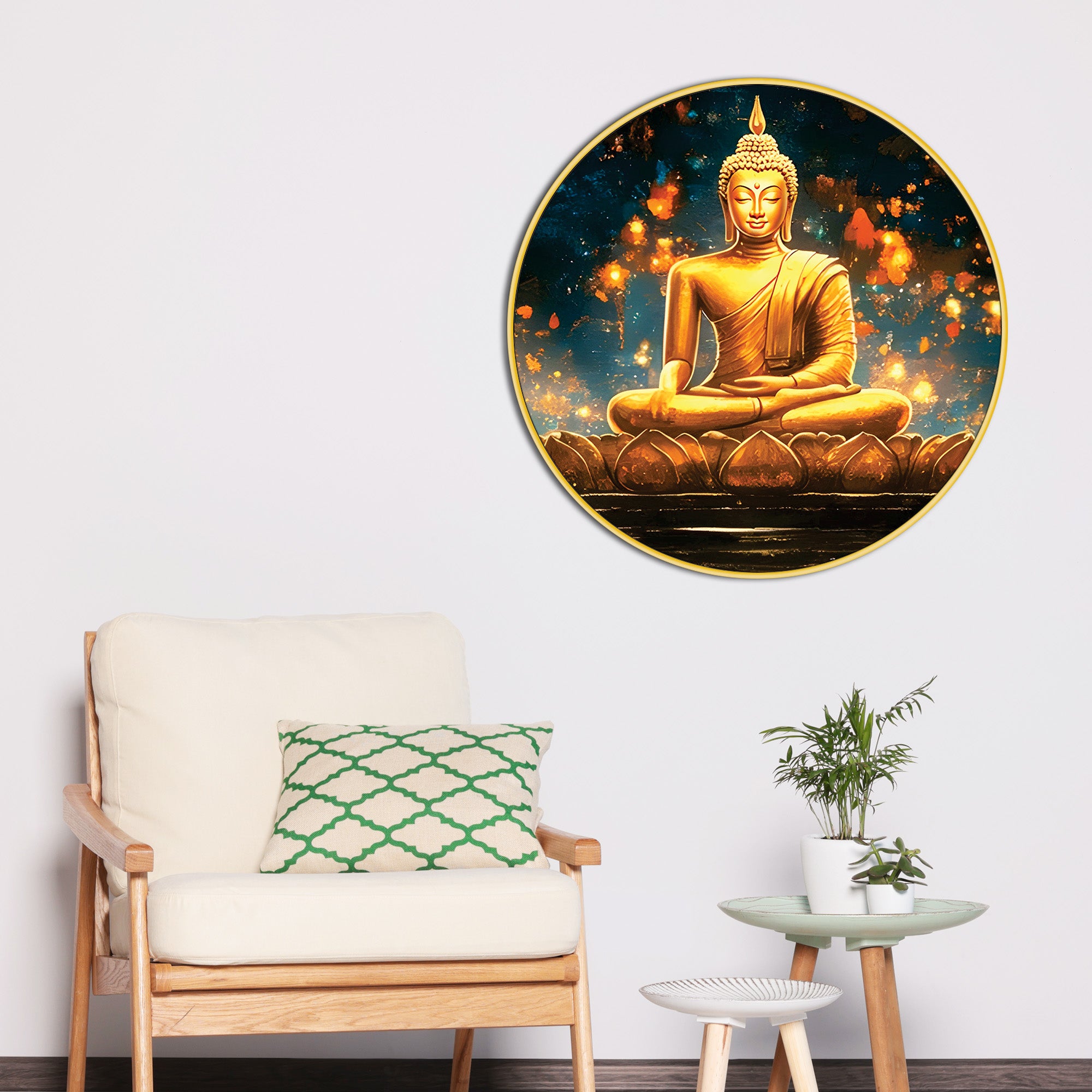 Luxury Buddha Canvas Wall Painting