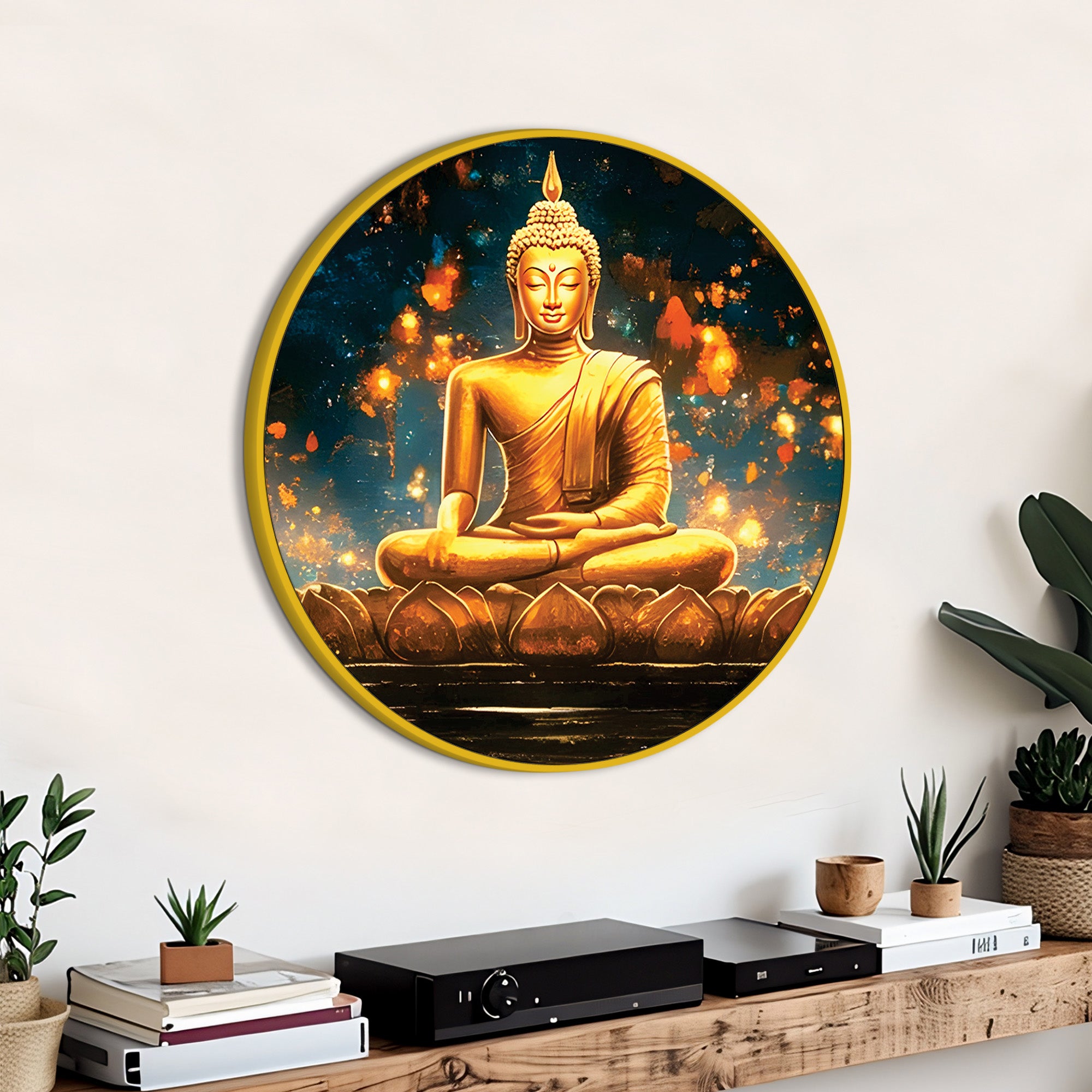 Luxury Buddha Canvas Wall Painting