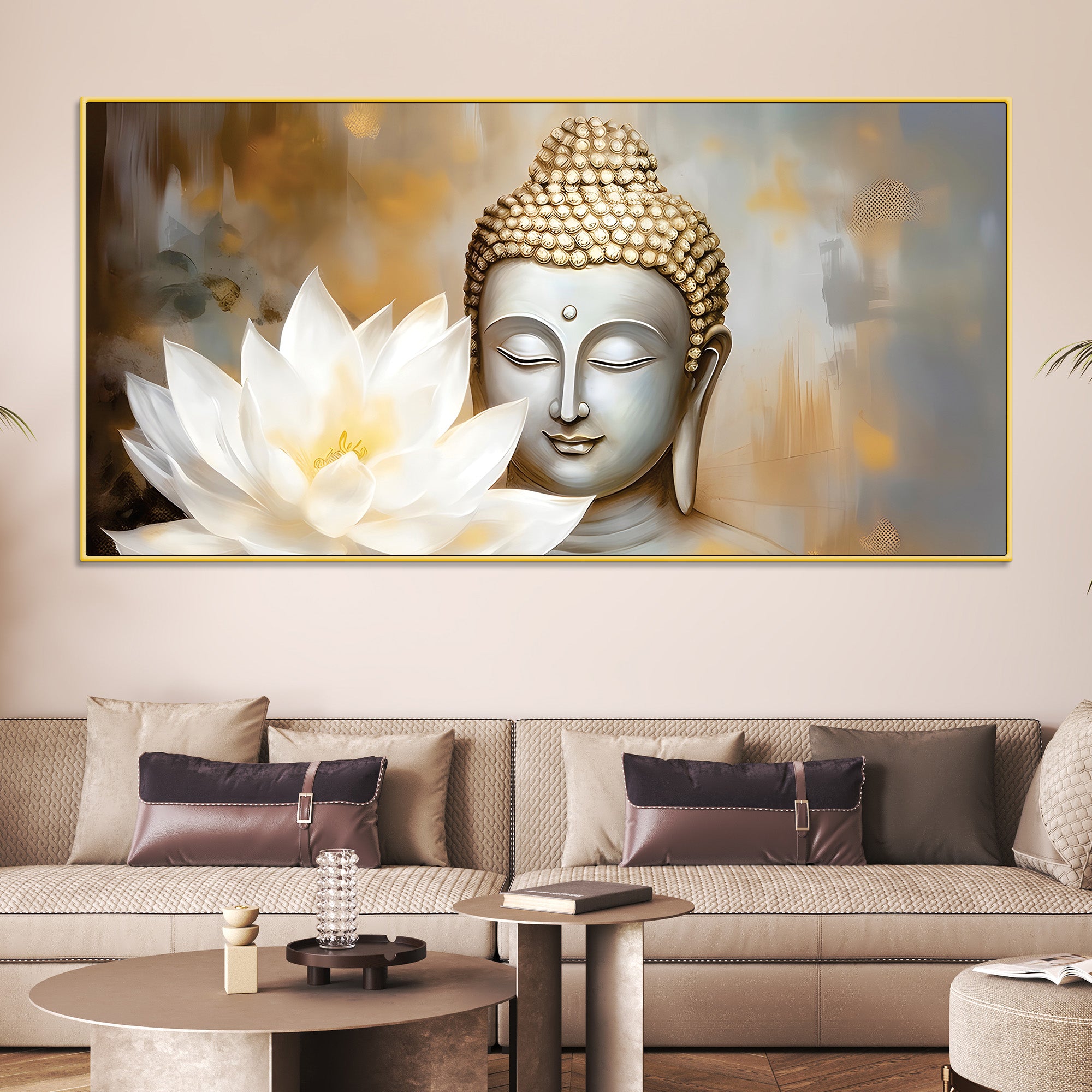 Luxury Buddha Painting for Modern Home Decor