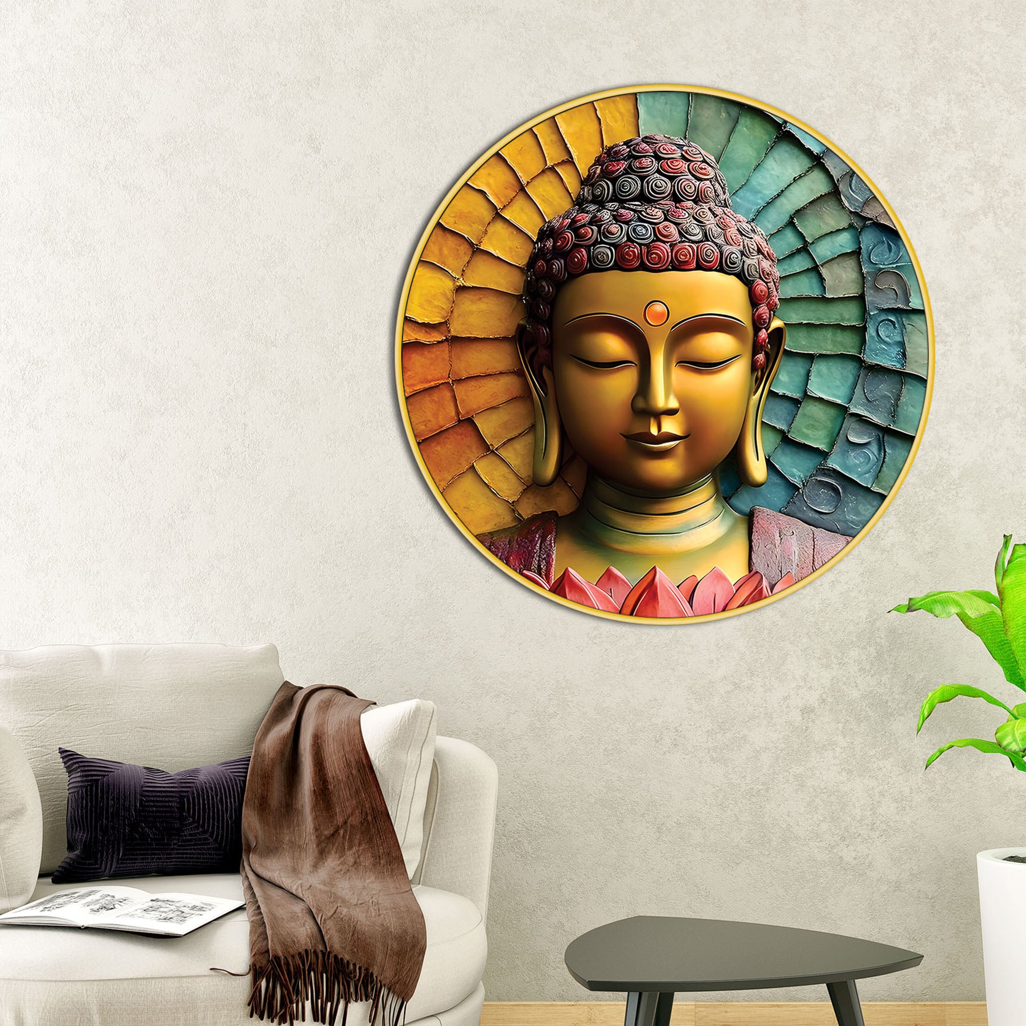 Luxury Buddha Spiritual Painting