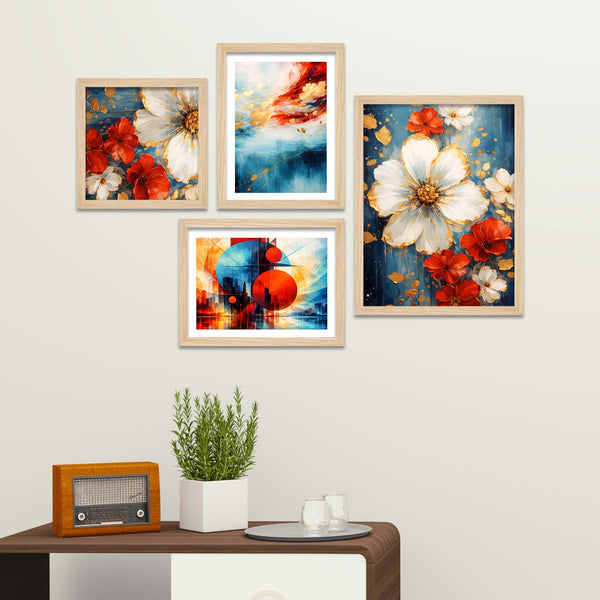 luxury-floral-wall-frame-set-of-four