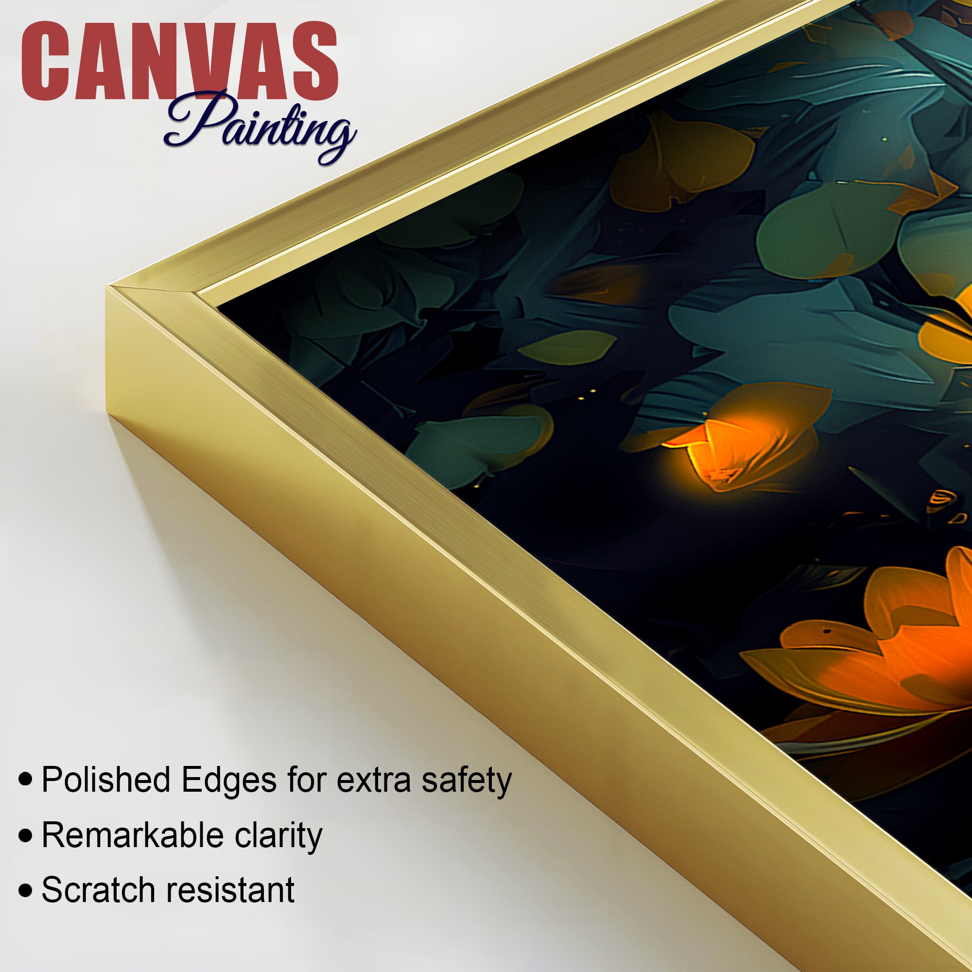 Luxury Gautam Buddha Canvas Painting for Elegant Wall Décor