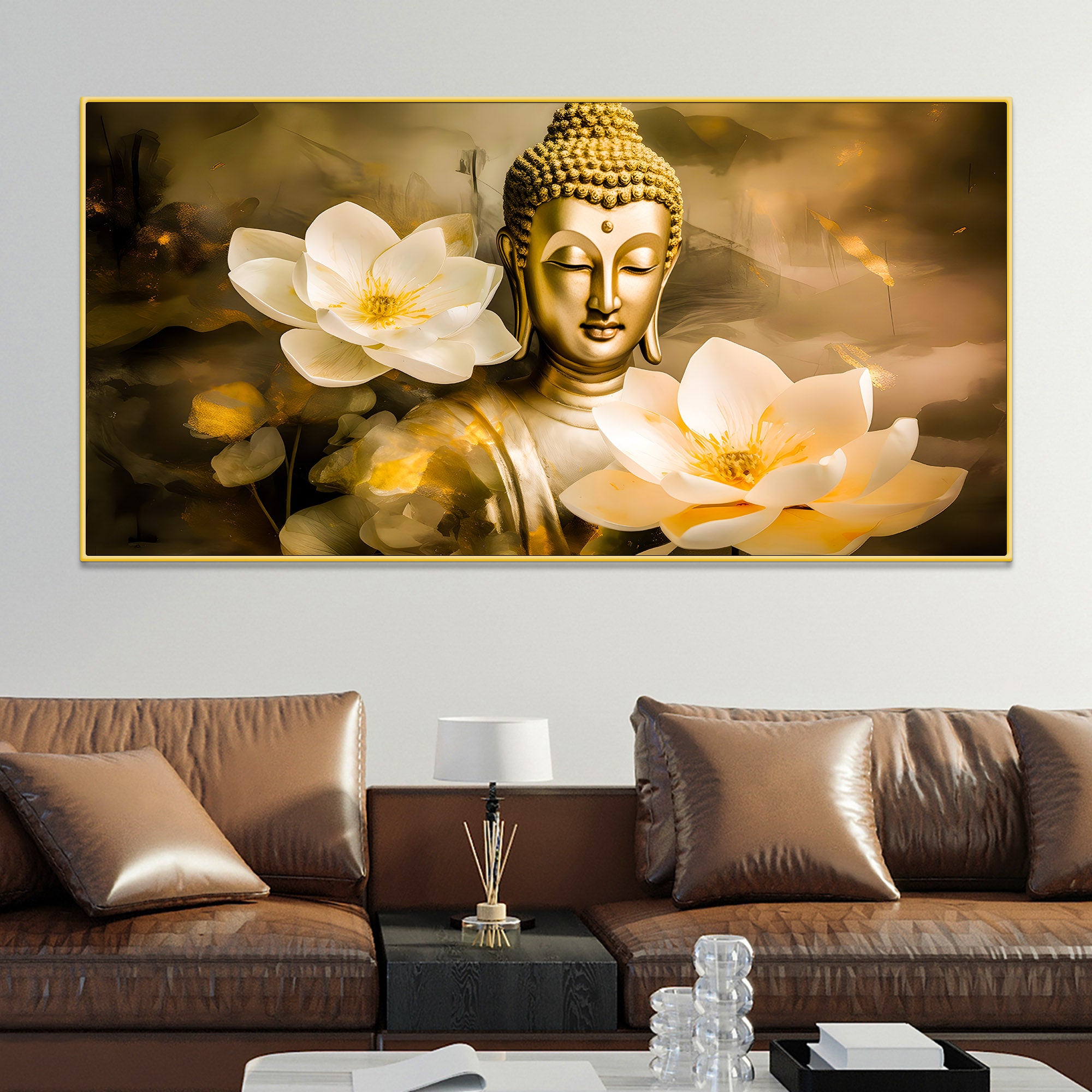 luxury-gautam-buddha-wall-painting-for-modern-living-room