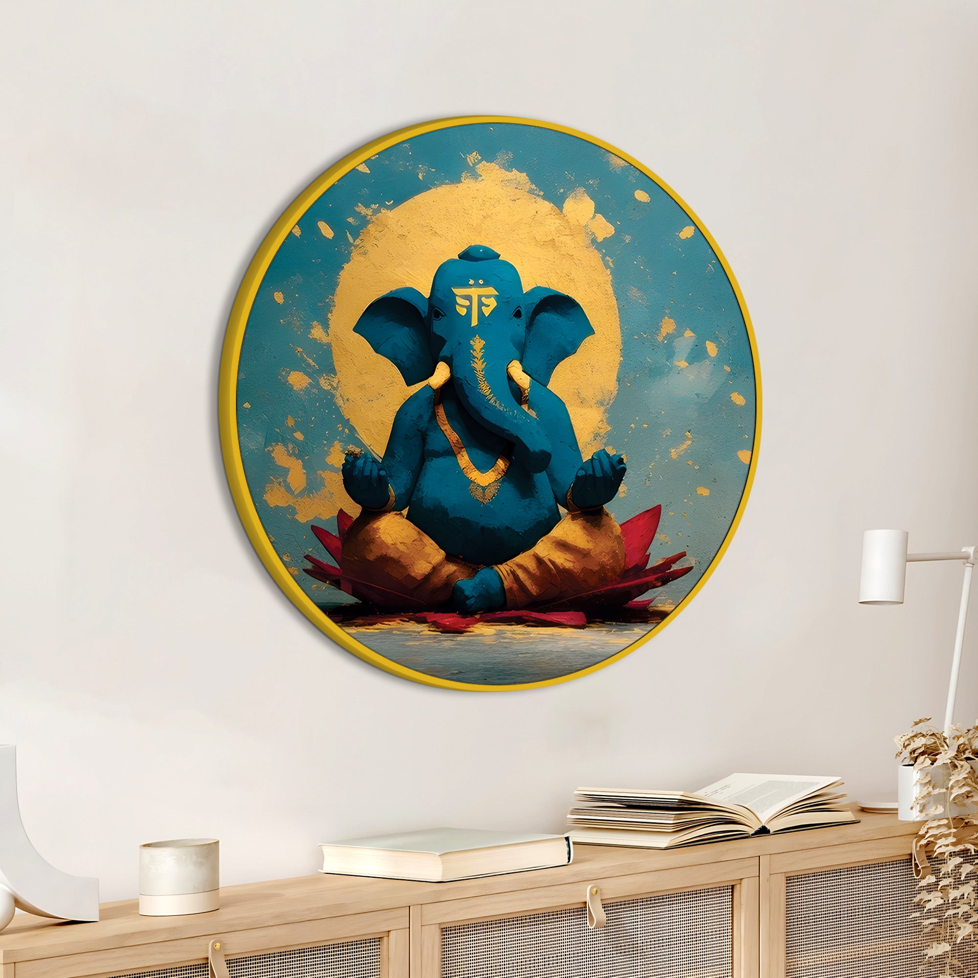 Luxury Wall Decoration Ganpati Bappa Painting