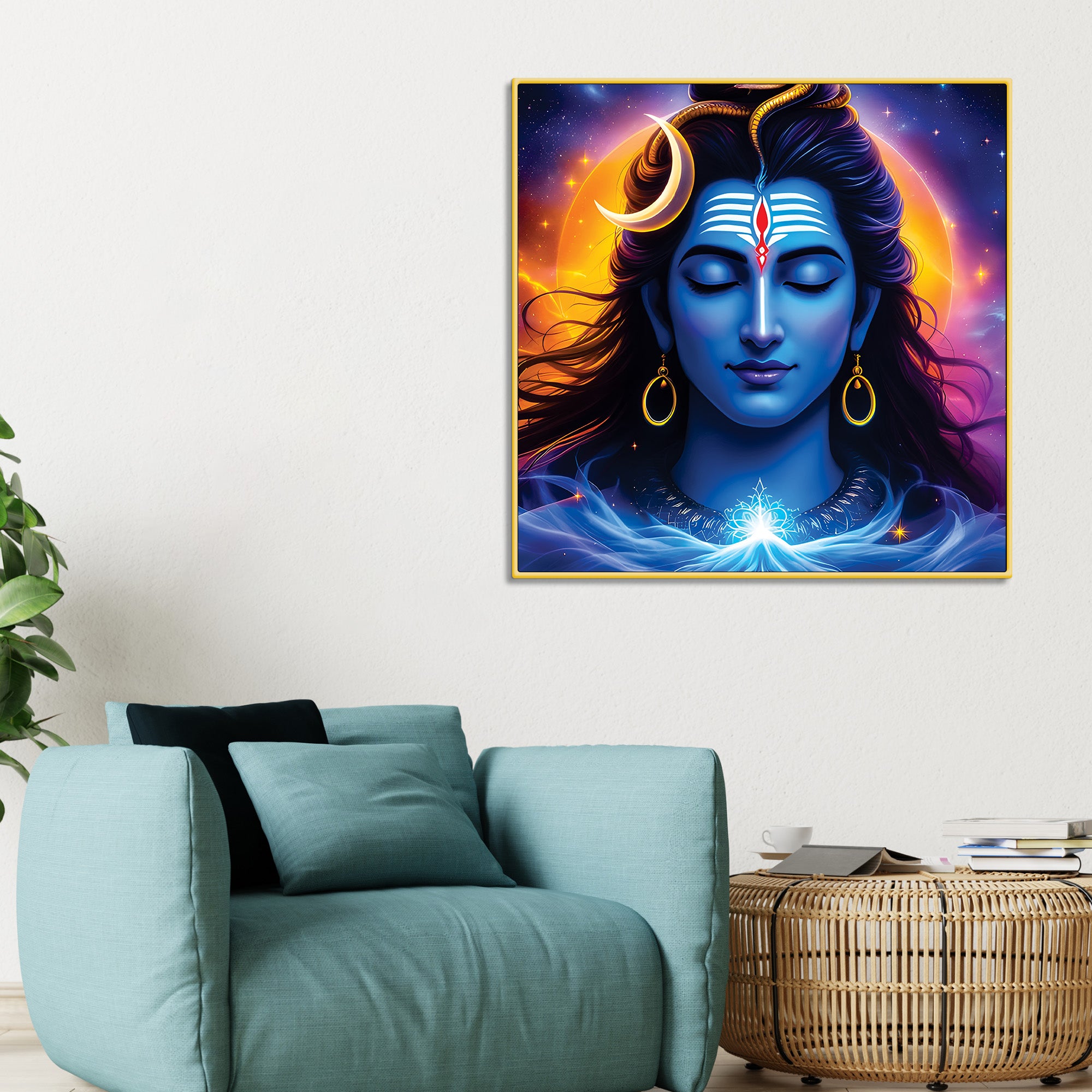 Mahadev Modern Wall Painting