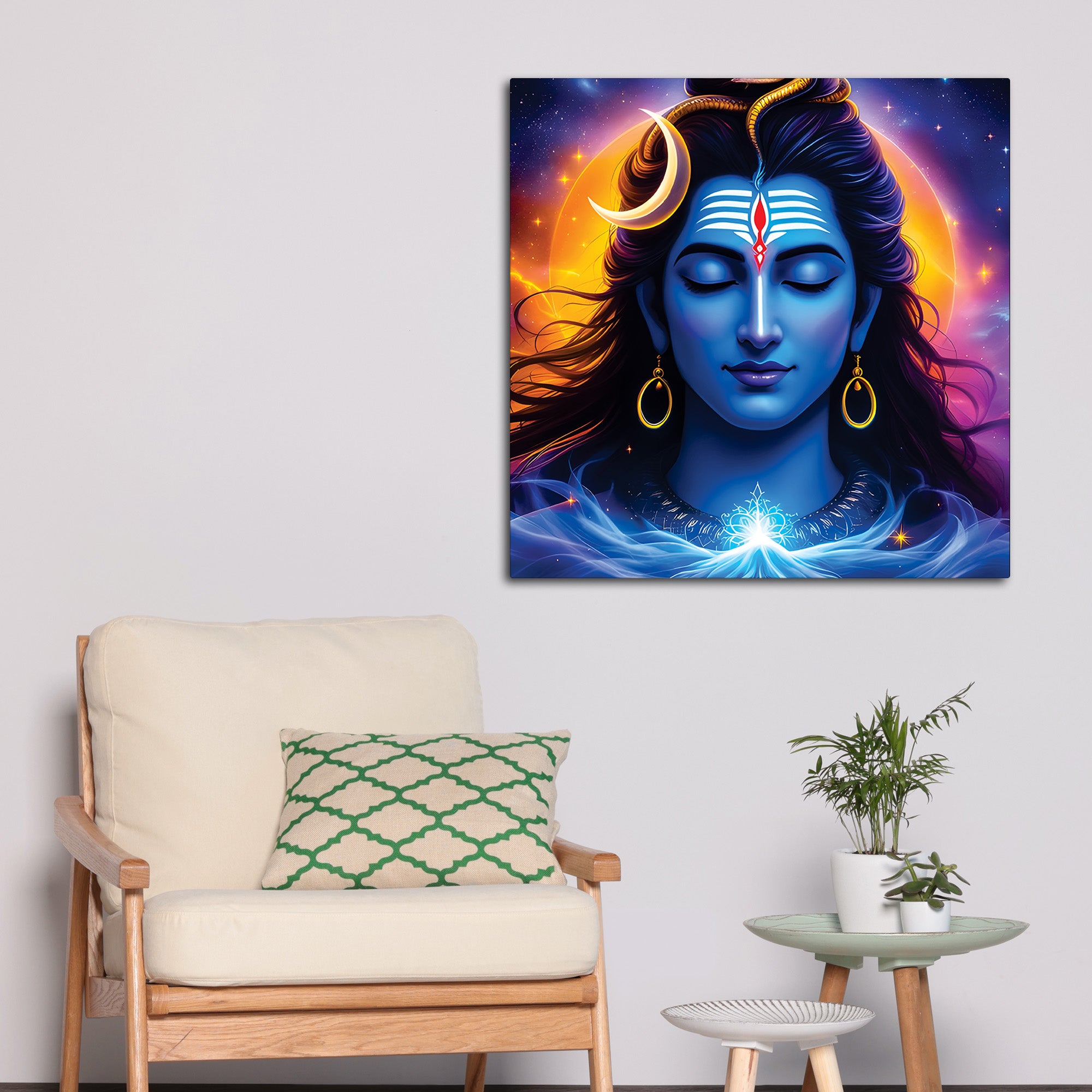 Mahadev Modern Wall Painting
