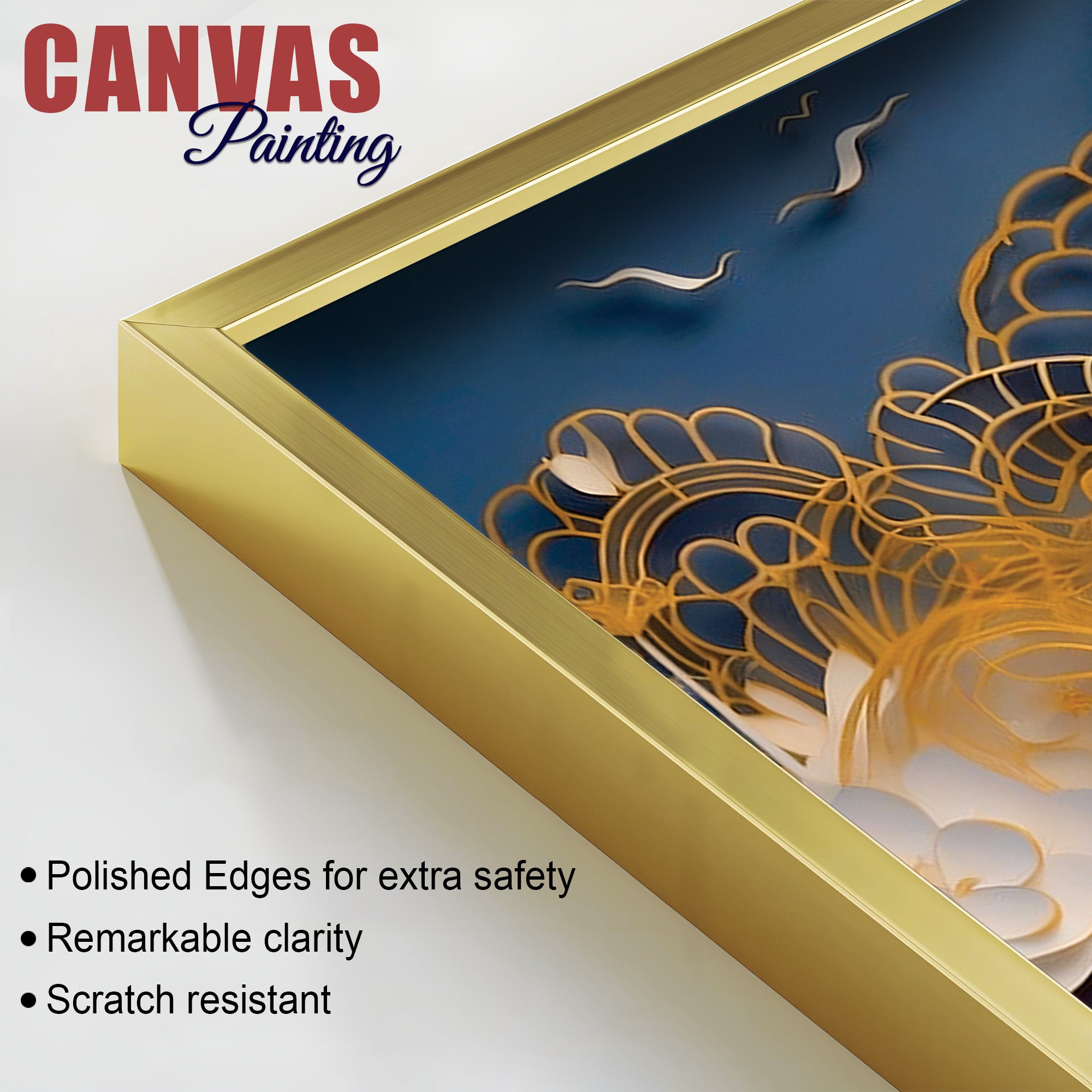 Minimal Buddha Wall Painting for Modern Décor