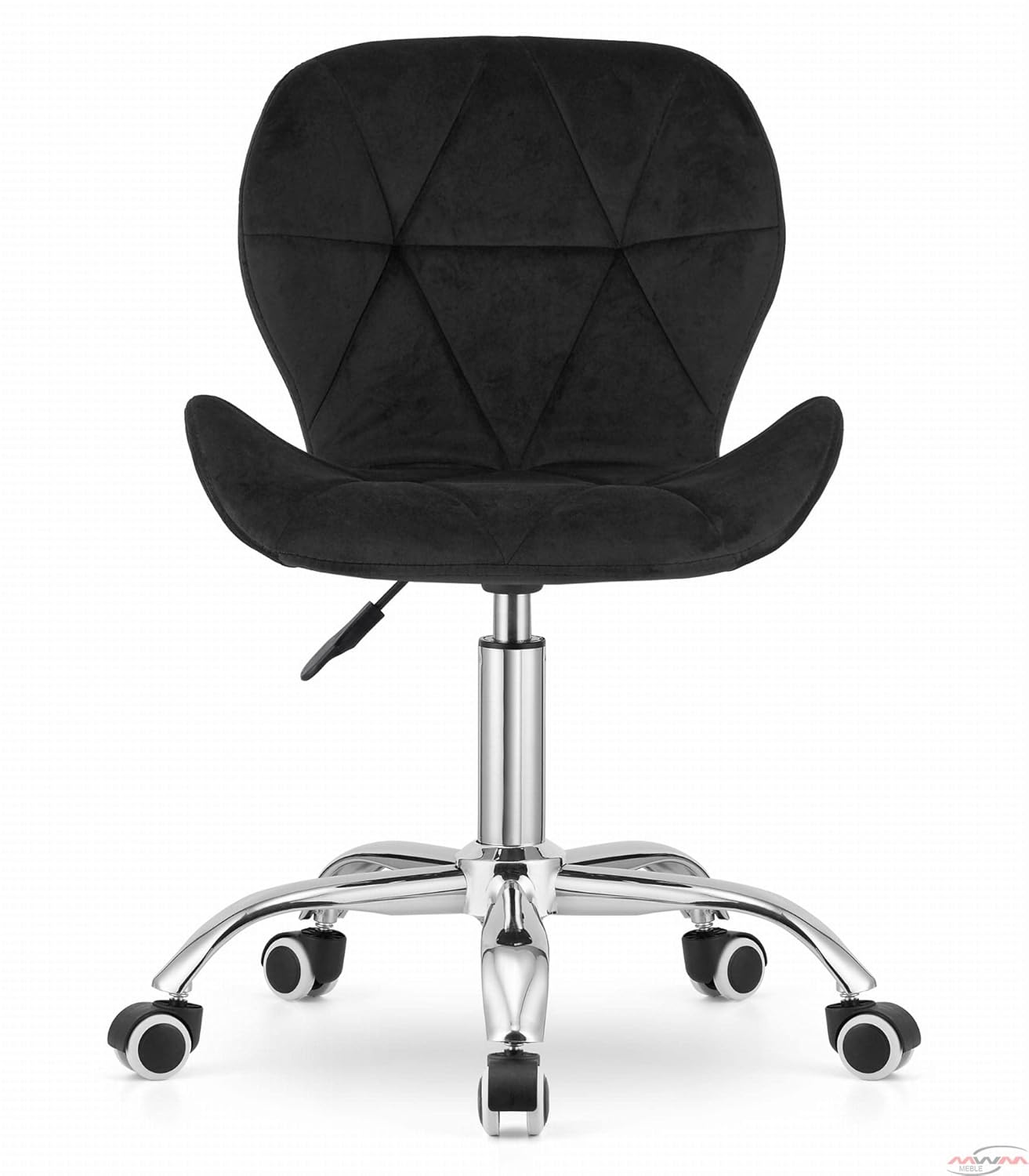 Minimalist Rolling Accent Office Chair with Luxurious Stylish Stitching